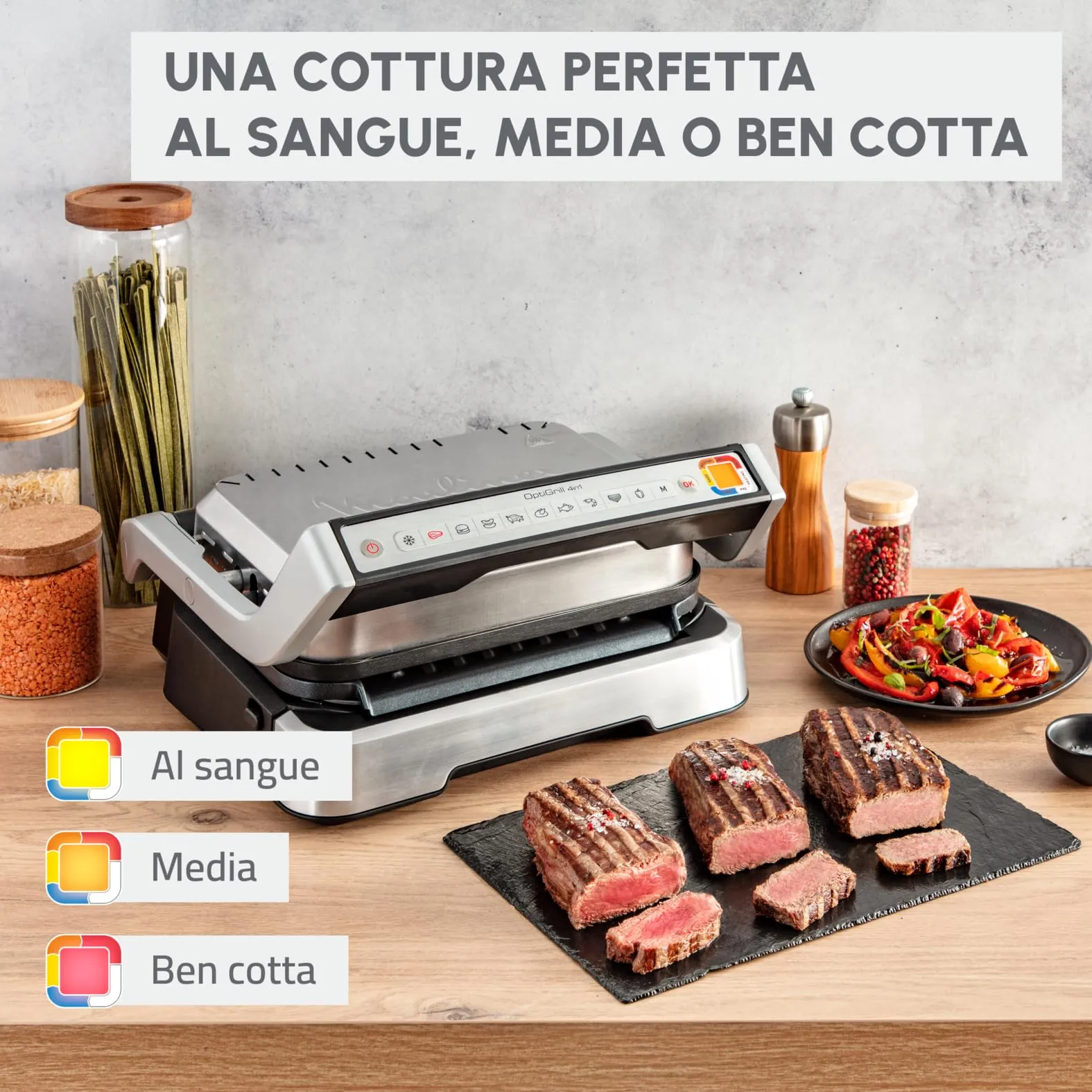 Moulinex Optigrill 4in1 Griglia, Barbecue e Forno GI776D - immagine 2