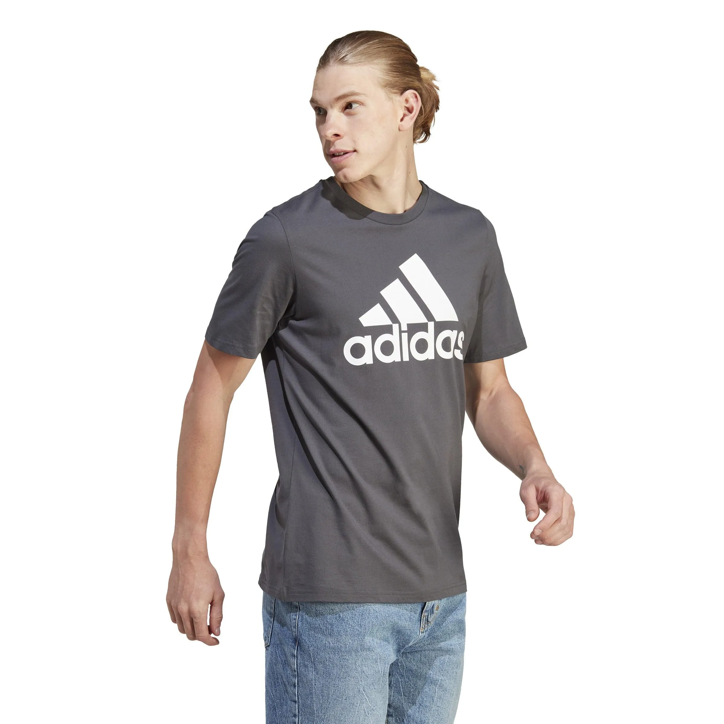 Adidas Originals Sport Essentials Tee, Grigio Puro, L Tall - immagine 4