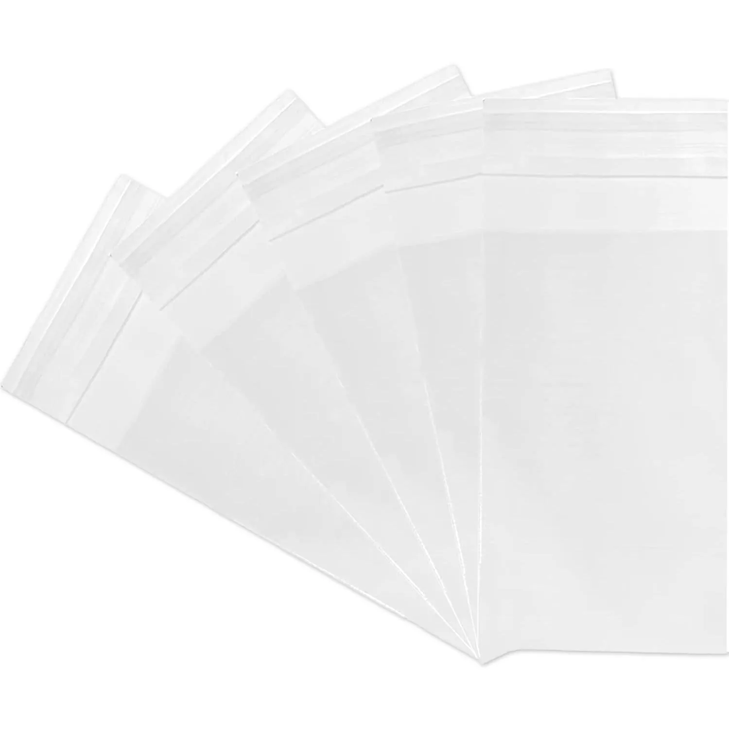 DecoraParty 100 Bustine Trasparenti in Cellophane con Chiusura Adesiva per Confetti e Alimentari, 6 x 10 cm - immagine 5