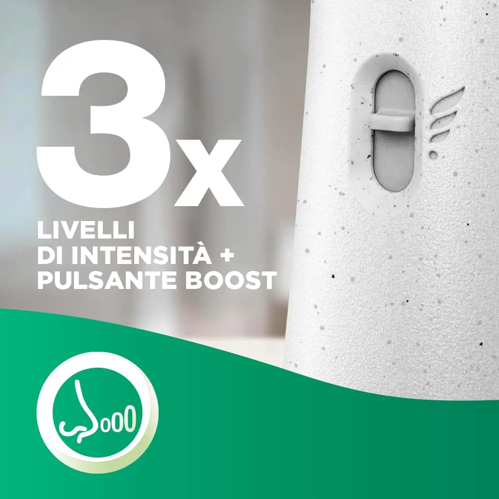 Airwick Active Fresh Deodorante per Ambienti, Diffusore Automatico senza gas, Ricarica Brezza Marina e Magnolia 228ml, 2 Pile AA - immagine 5
