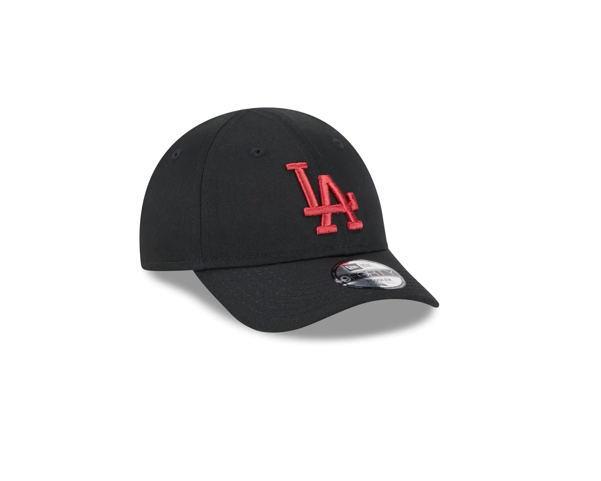 New Era Los Angeles Dodgers 9Forty Kinderkappe MLB Baseball Hut Schwarz Rot - Toddler - immagine 3