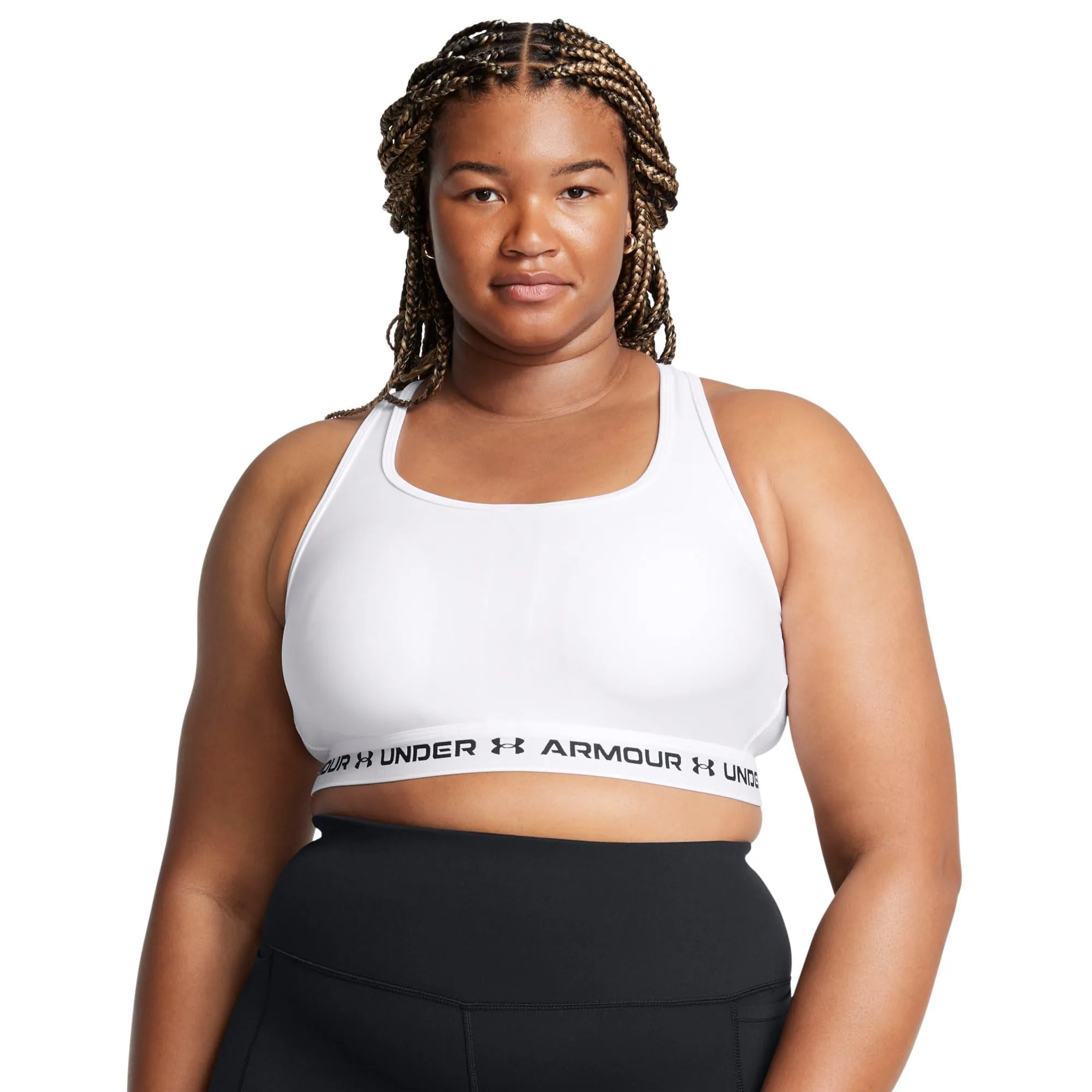 Under Armour Reggiseno sportivo Mid HeatGear da donna, 3X - immagine 1