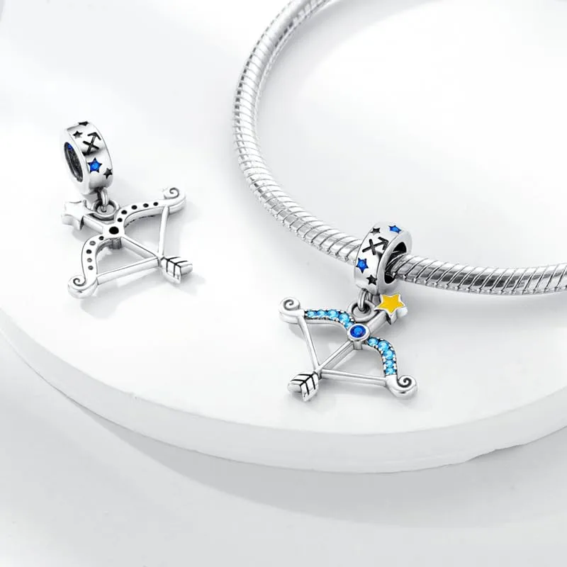 TINSLO Bead Charm Ciondolo Argento Sterling 925 con Cubic Zirconia per Braccialetti e Collane Europei - immagine 2