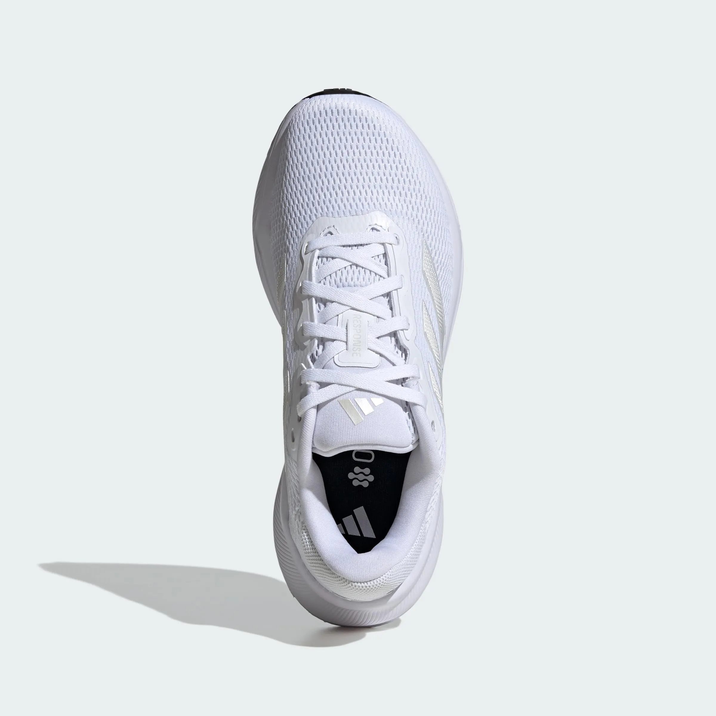 adidas Women's Response Running Sneaker, White/Zero Metallic/Dash Grey, 11 - immagine 4