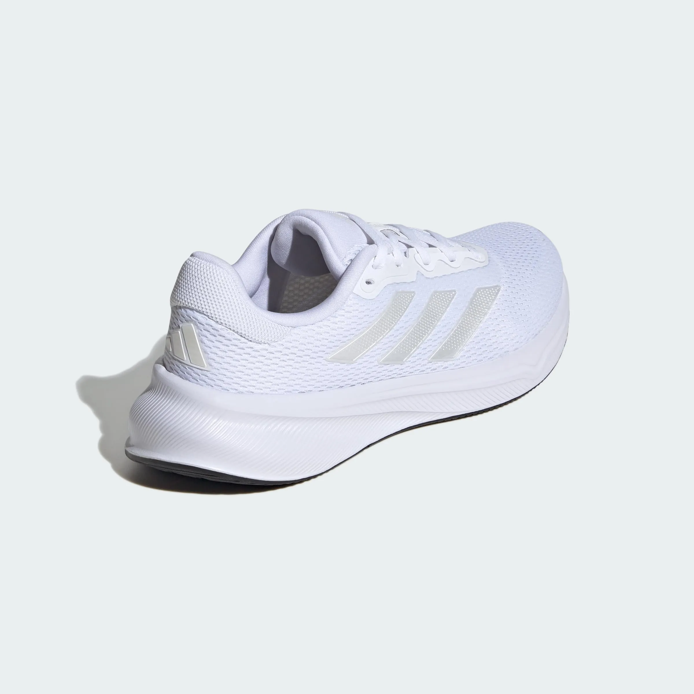 adidas Women's Response Running Sneaker, White/Zero Metallic/Dash Grey, 11 - immagine 7