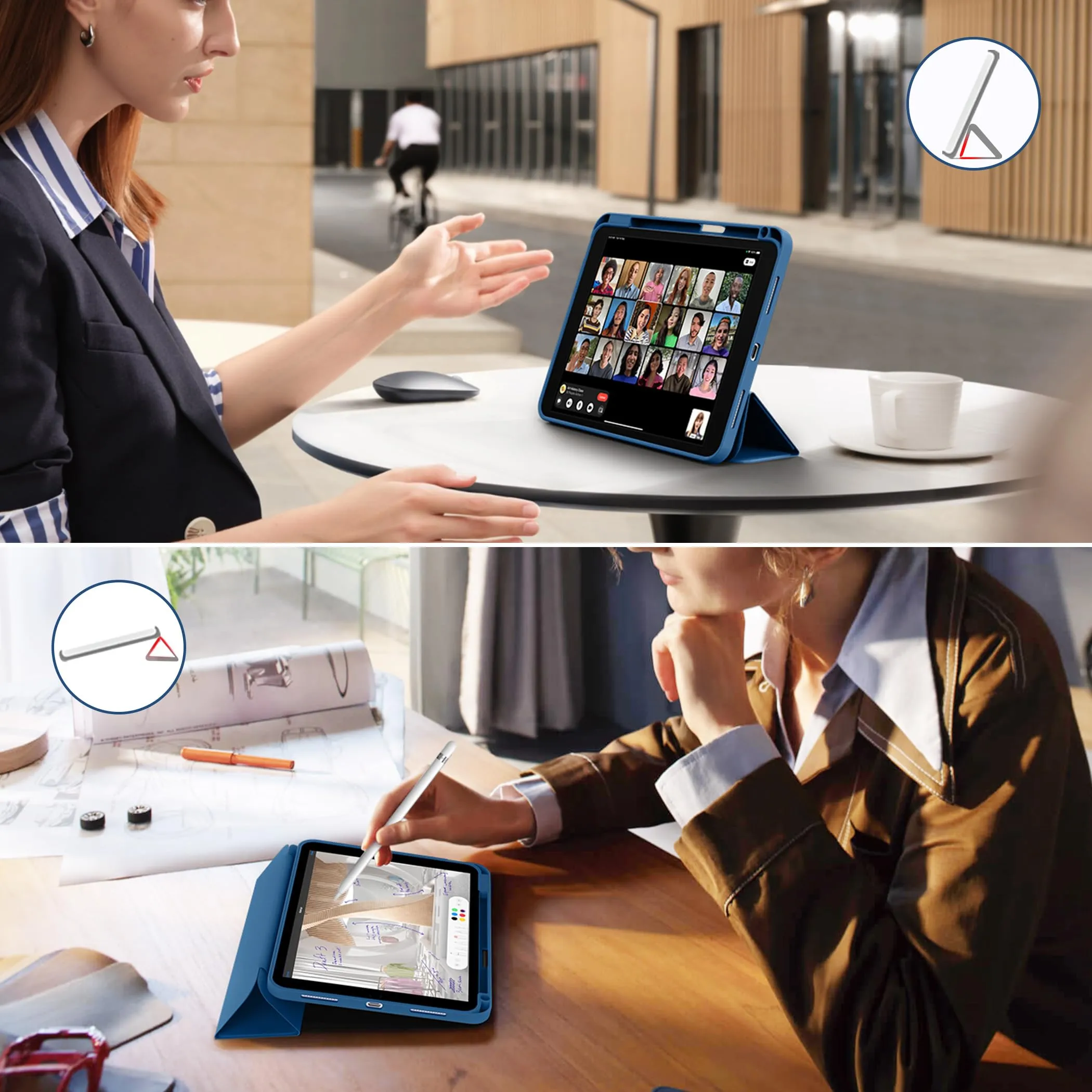 CACOE Cover per iPad 11 Generazione (A16) / iPad 10 Generazione 10.9 (2022) - immagine 7