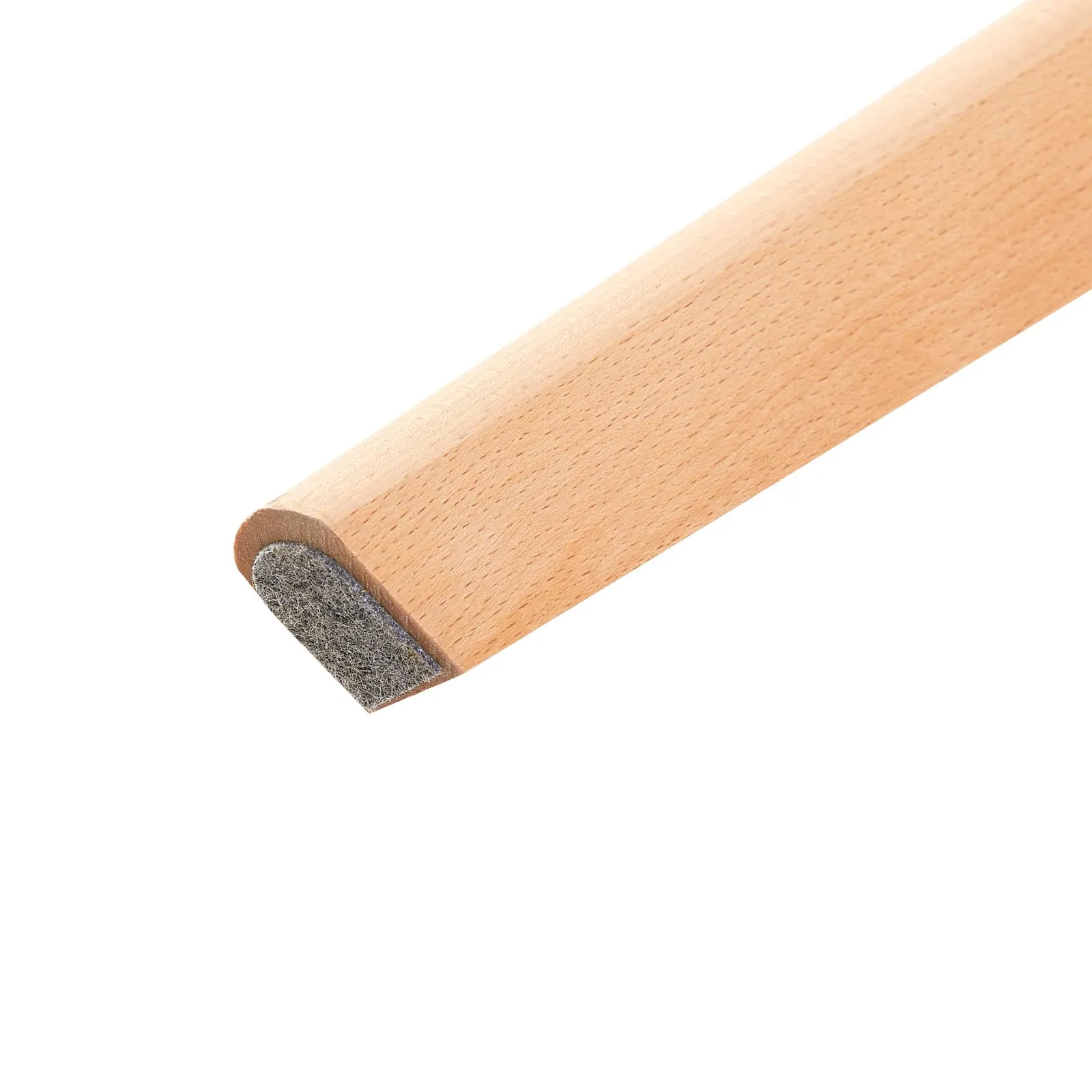EGGREE Set di 6 Sedie da Pranzo Scandinave, Schienale Trasparente Marrone, Gambe in Legno di Faggio e Cuscino in Pelle PU Bianco - immagine 9