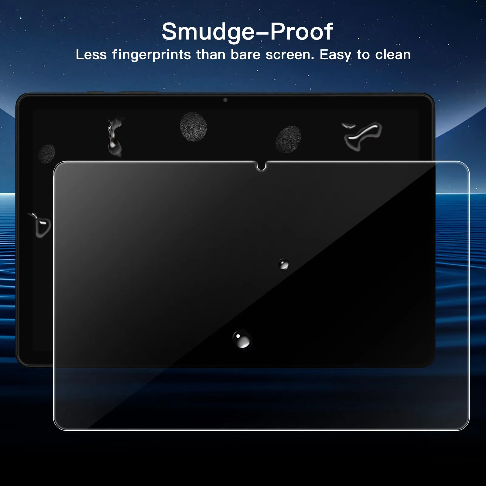 JETech Pellicola Protettiva in Vetro Temperato per Samsung Galaxy Tab A11+/A9+ 11 pollici, 2 Pezzi - immagine 7
