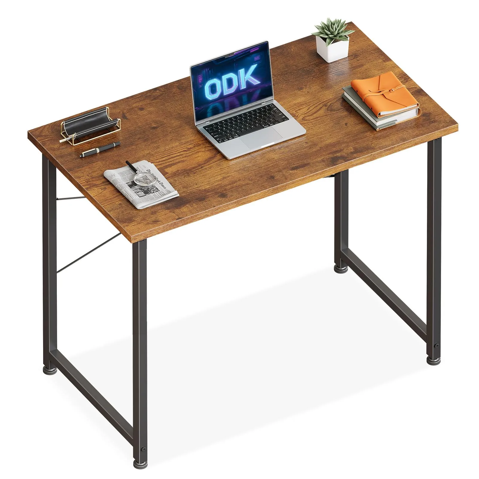 ODK Scrivania per Computer, 80 x 40 cm, Marrone - immagine 1