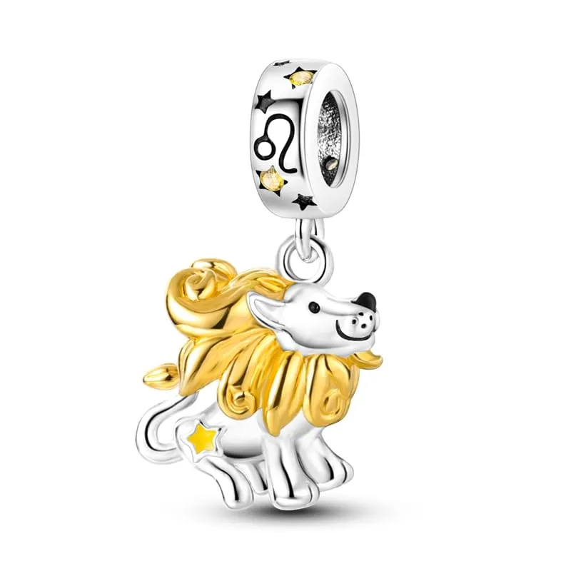 TINSLO Bead Charm in Argento Sterling 925 con Cubic Zirconia, Compatibile con Braccialetti e Collane Europei - immagine 1