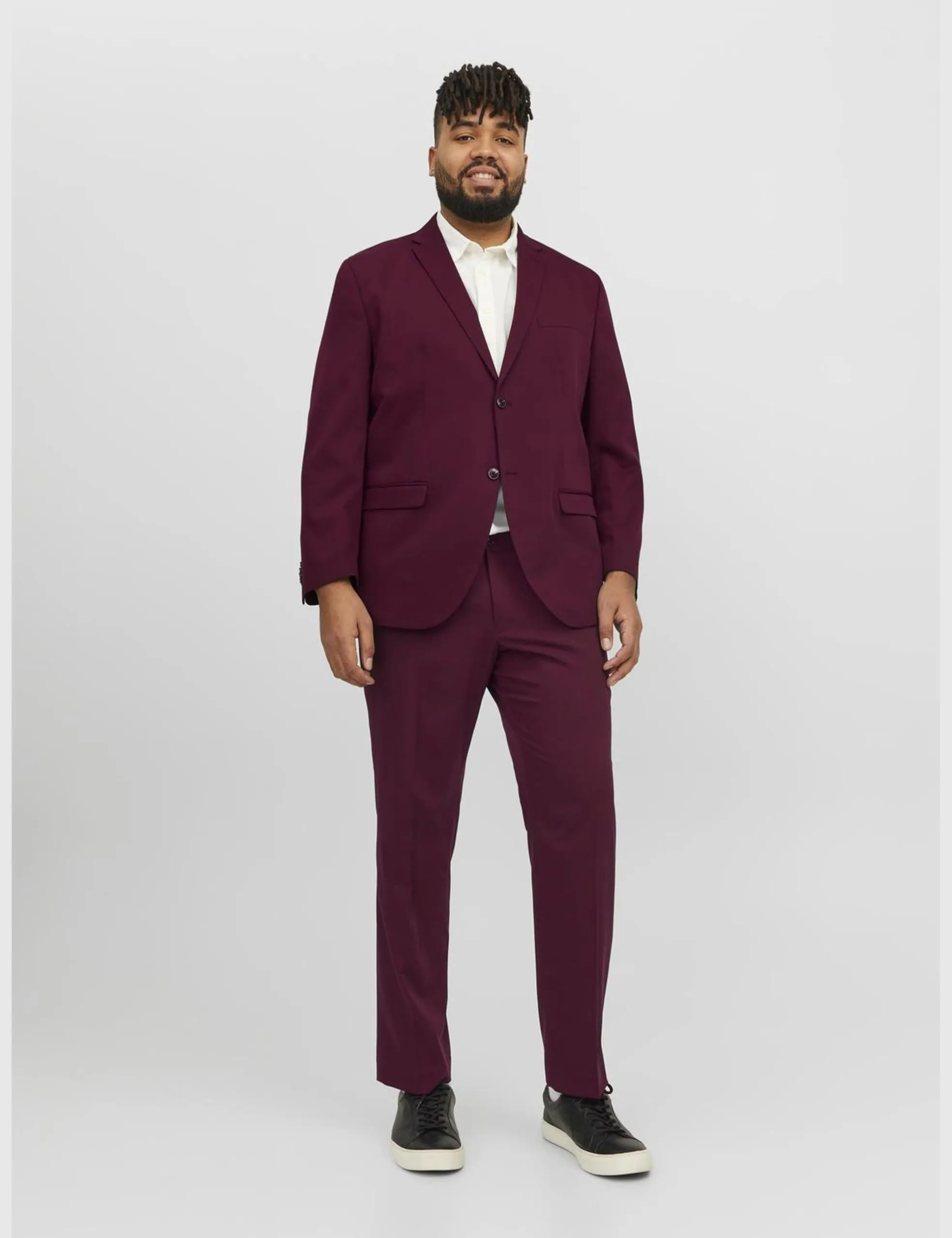 Jack & Jones Plus JPRFRANCO Suit, Vineyard Wine, Size 68 - immagine 2