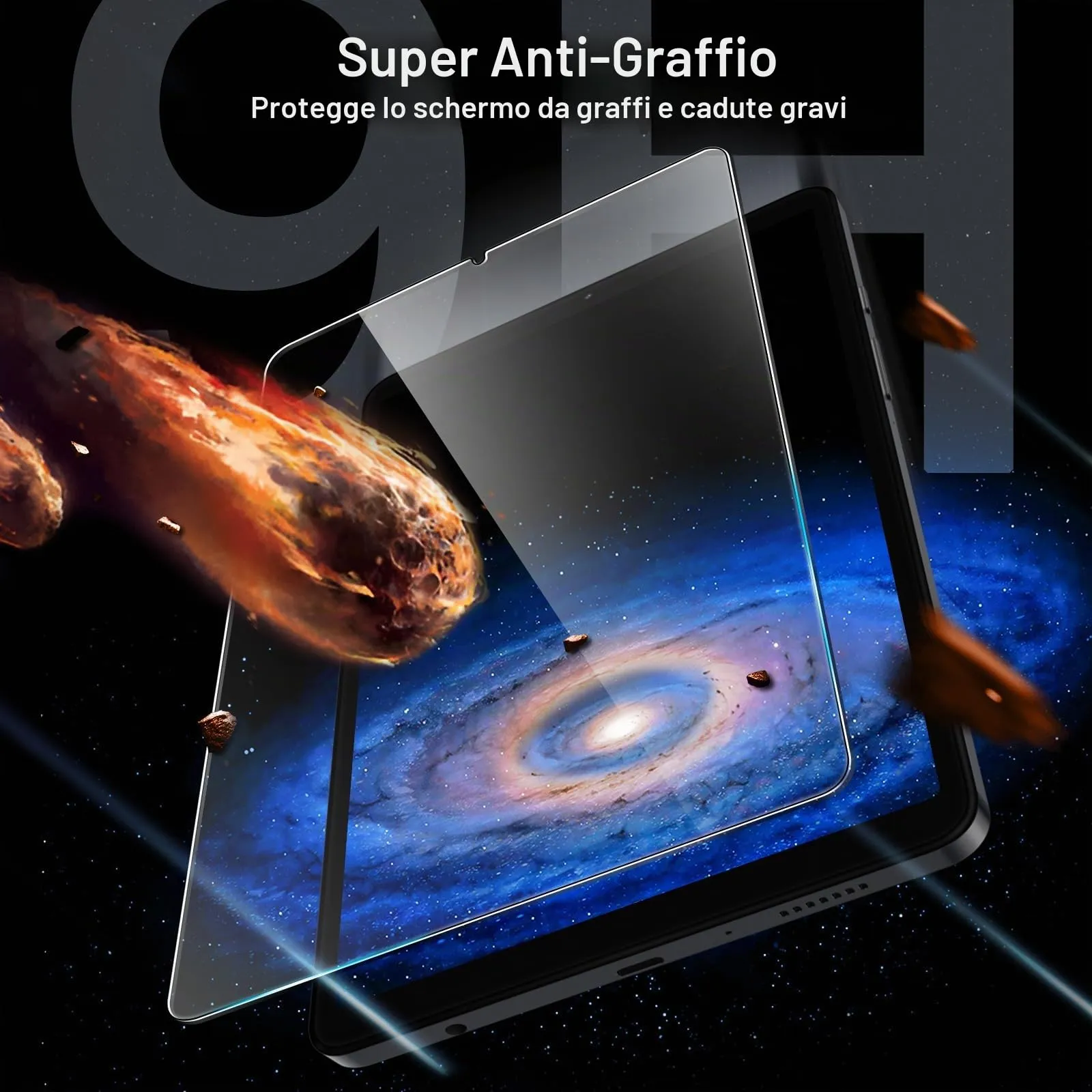 JETech Pellicola Protettiva in Vetro Temperato per Samsung Galaxy Tab A11/A9 8,7", 2 Pezzi - immagine 4