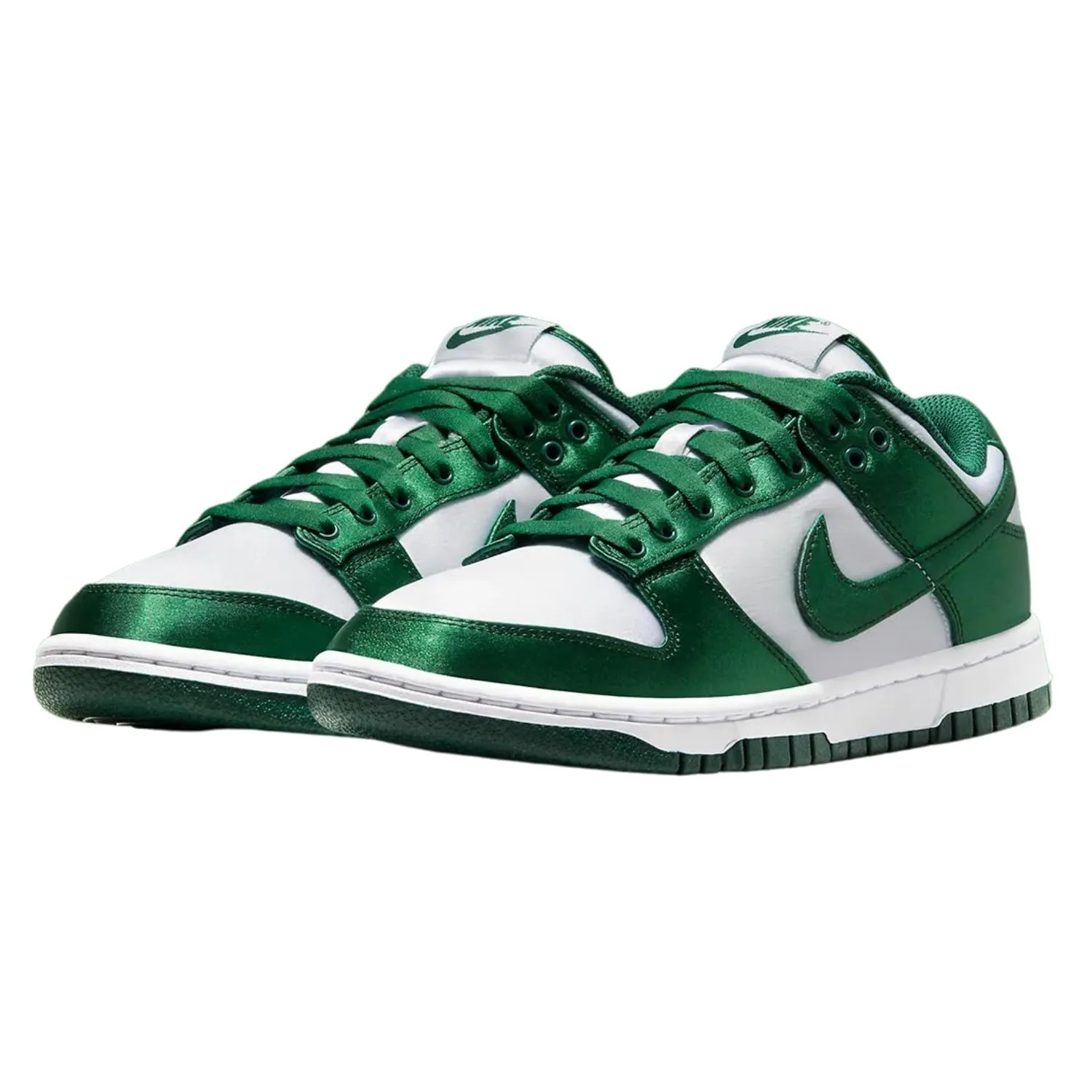 Nike Dunk Low Women's Sneakers, White/Team Green, DX5931-100 - immagine 1