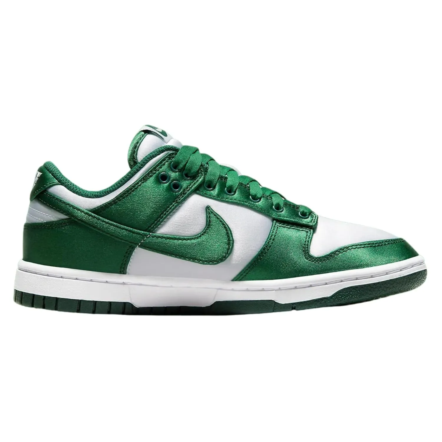 Nike Dunk Low Women's Sneakers, White/Team Green, DX5931-100 - immagine 2