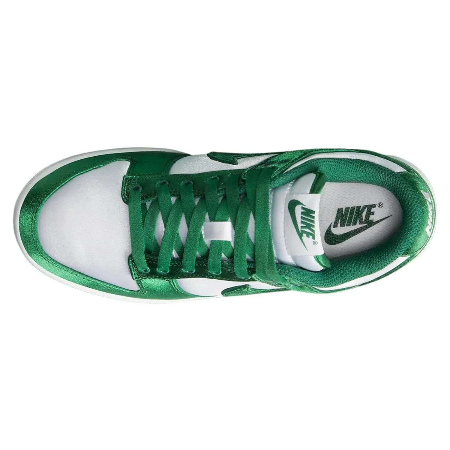 Nike Dunk Low Women's Sneakers, White/Team Green, DX5931-100 - immagine 3