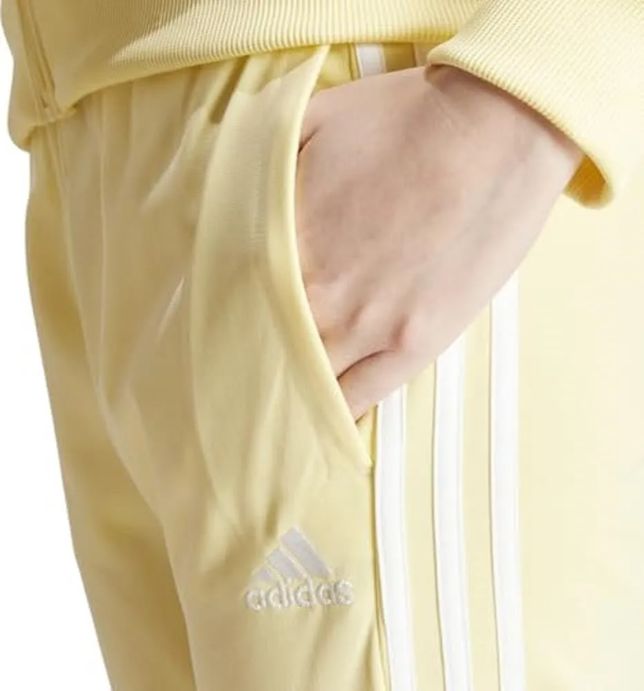 adidas Essentials 3-Stripes Track Suit, Almost Yellow/White, XXL Women - immagine 5