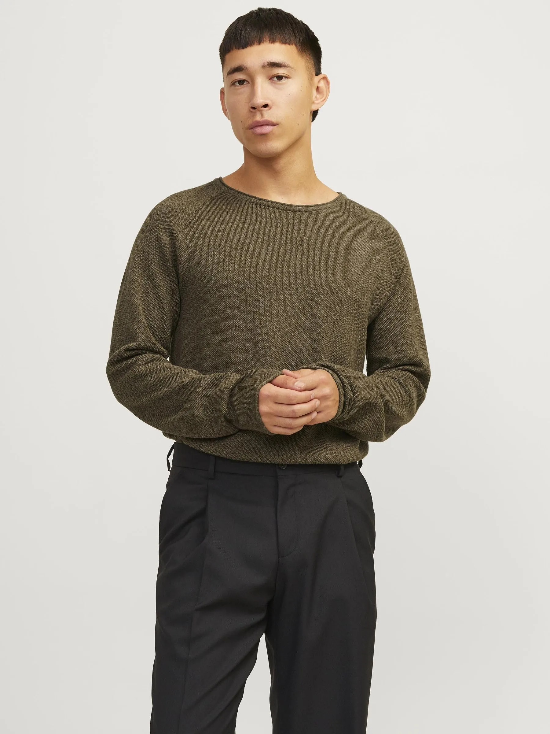 Jack & Jones JJEHILL Knit Crew Neck Noos Sweater, Twist, XS - immagine 2