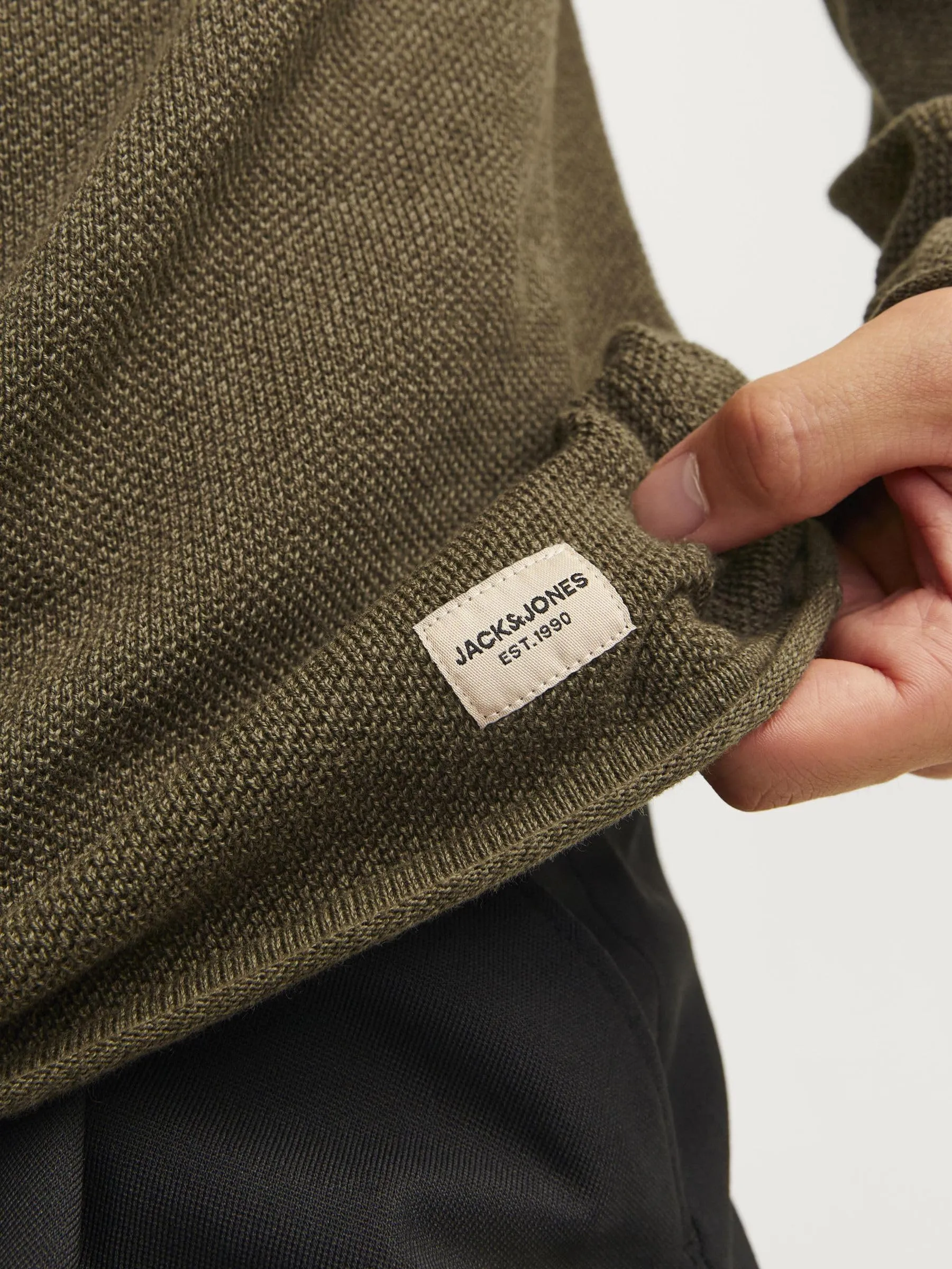 Jack & Jones JJEHILL Knit Crew Neck Noos Sweater, Twist, XS - immagine 5