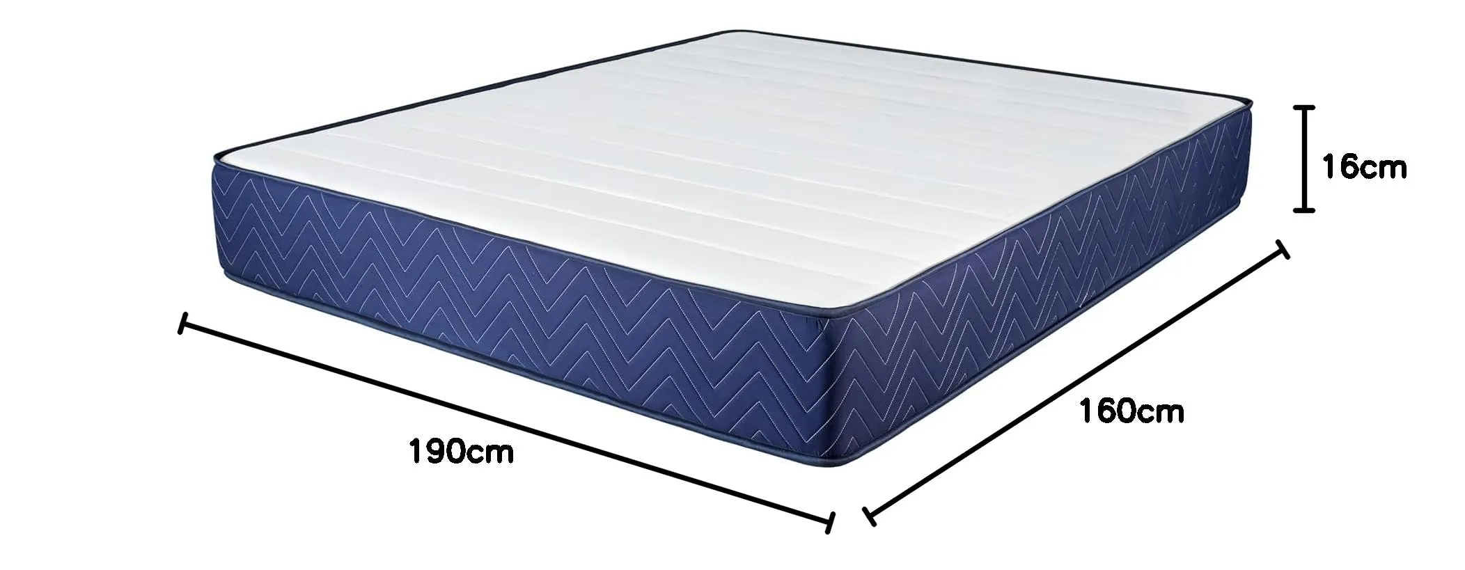 Sleephome Materasso Matrimoniale 160x190 h 20 cm Molle Insacchettate e Memory Lite Vaniglia - immagine 2
