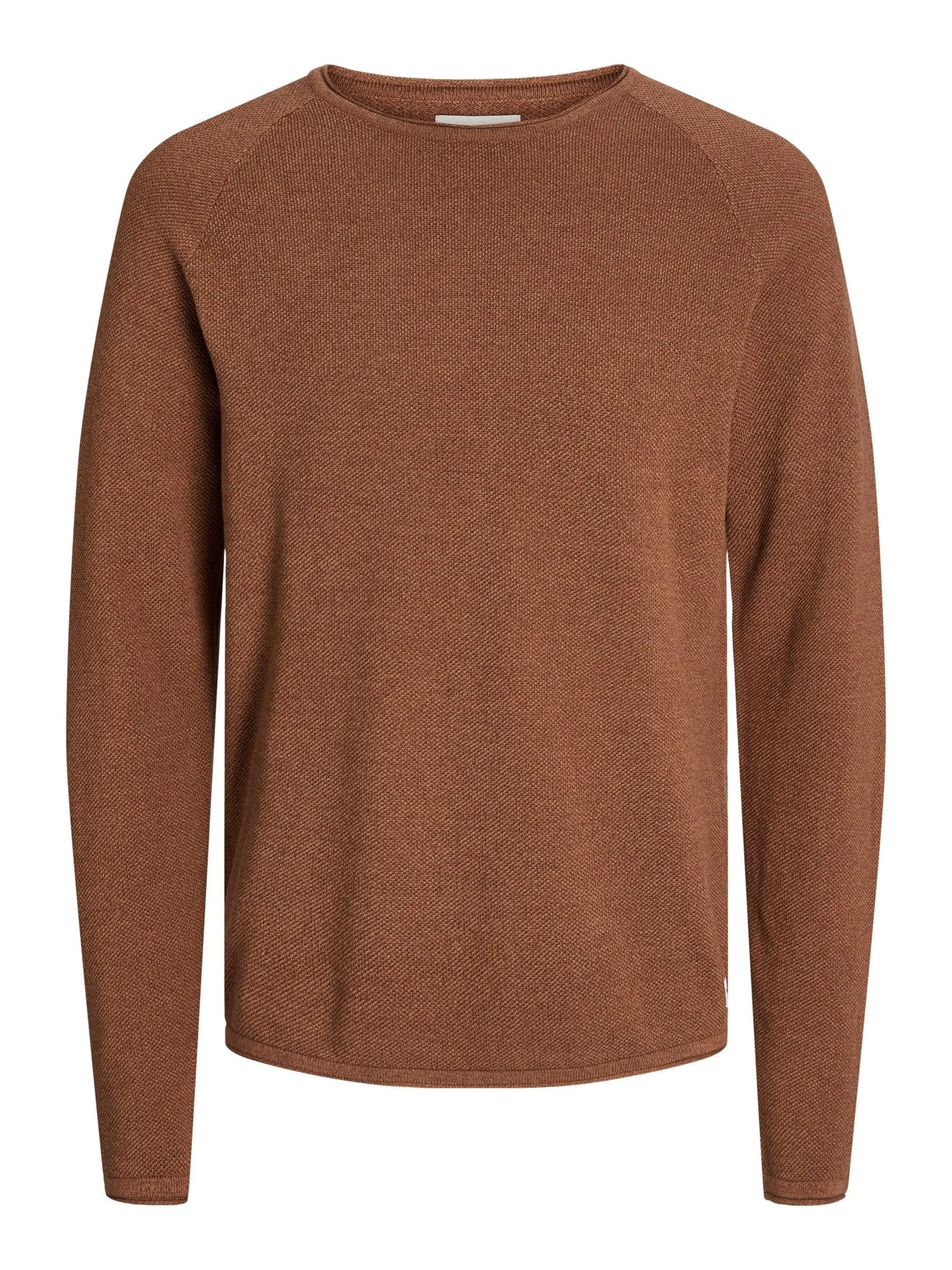 Jack & Jones JJEHILL Knit Crew Neck Noos Sweater, Mocha Bisque, S - immagine 1