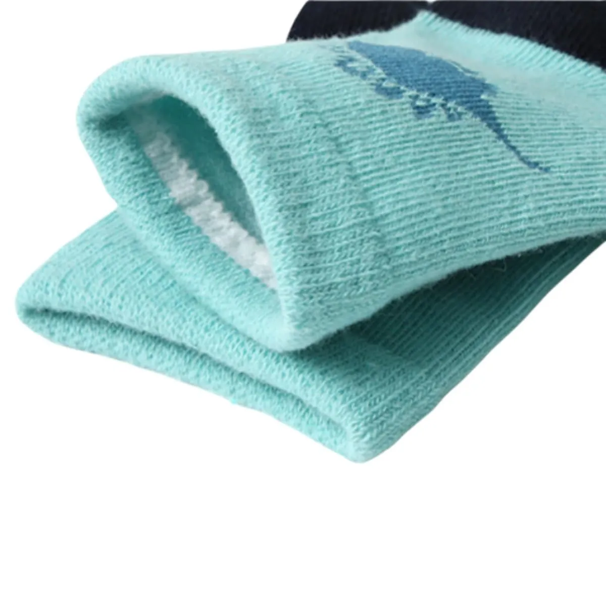 HaimoBurg Calze Antiscivolo in Cotone Traspirante per Bambini 1-5 Anni, 12 Paia - immagine 4