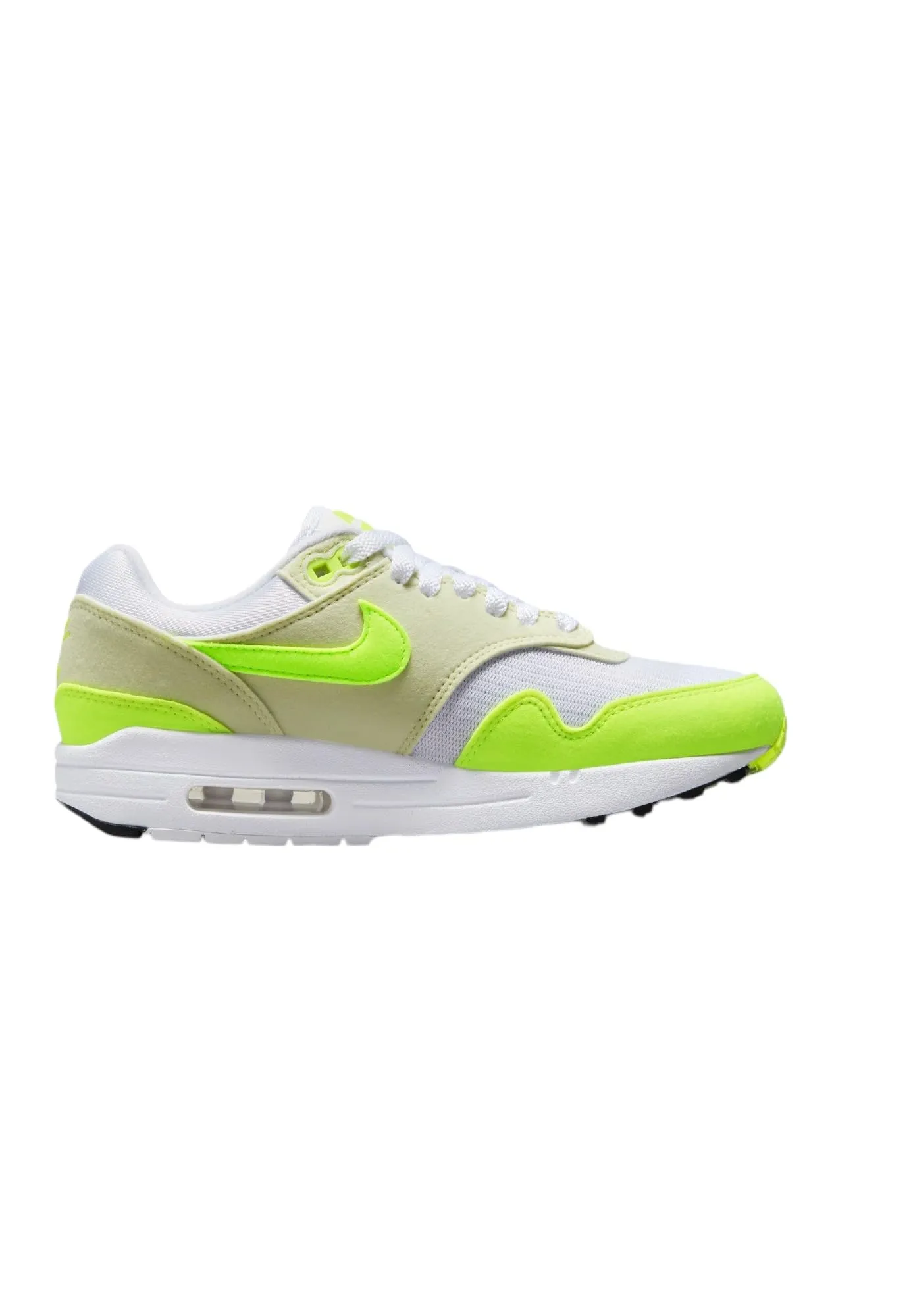 Nike Air Max 1 '87 Women's DZ2628 White/Volt-Sea Glass-Black EU 43 - immagine 3