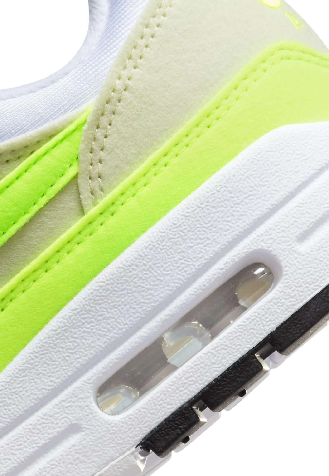 Nike Air Max 1 Women's Sneakers - White/Volt-Sea Glass-Black - 41 EU - immagine 6
