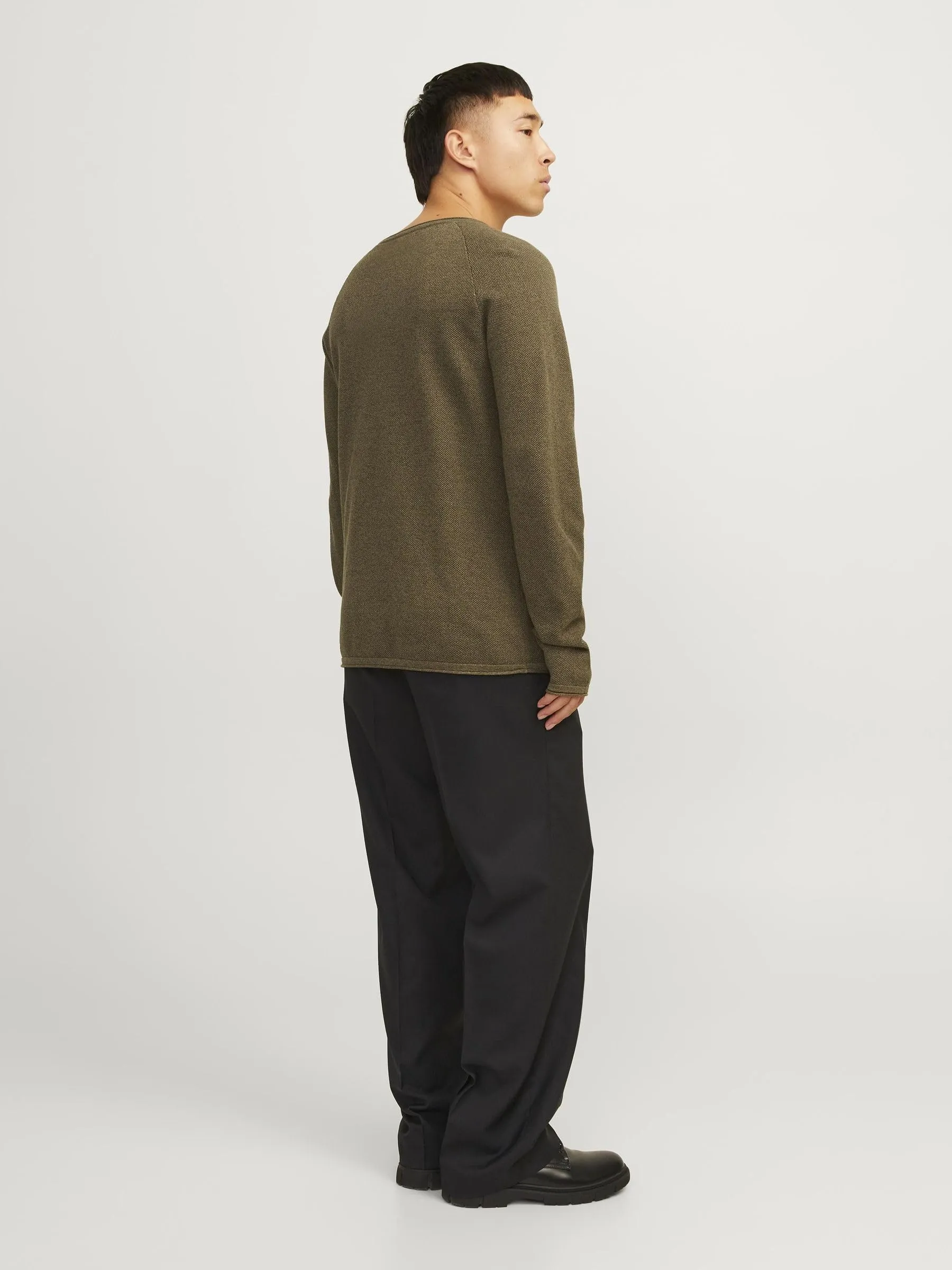 Jack & Jones JJEHILL Knit Crew Neck Noos Sweater - Twist, M - immagine 3