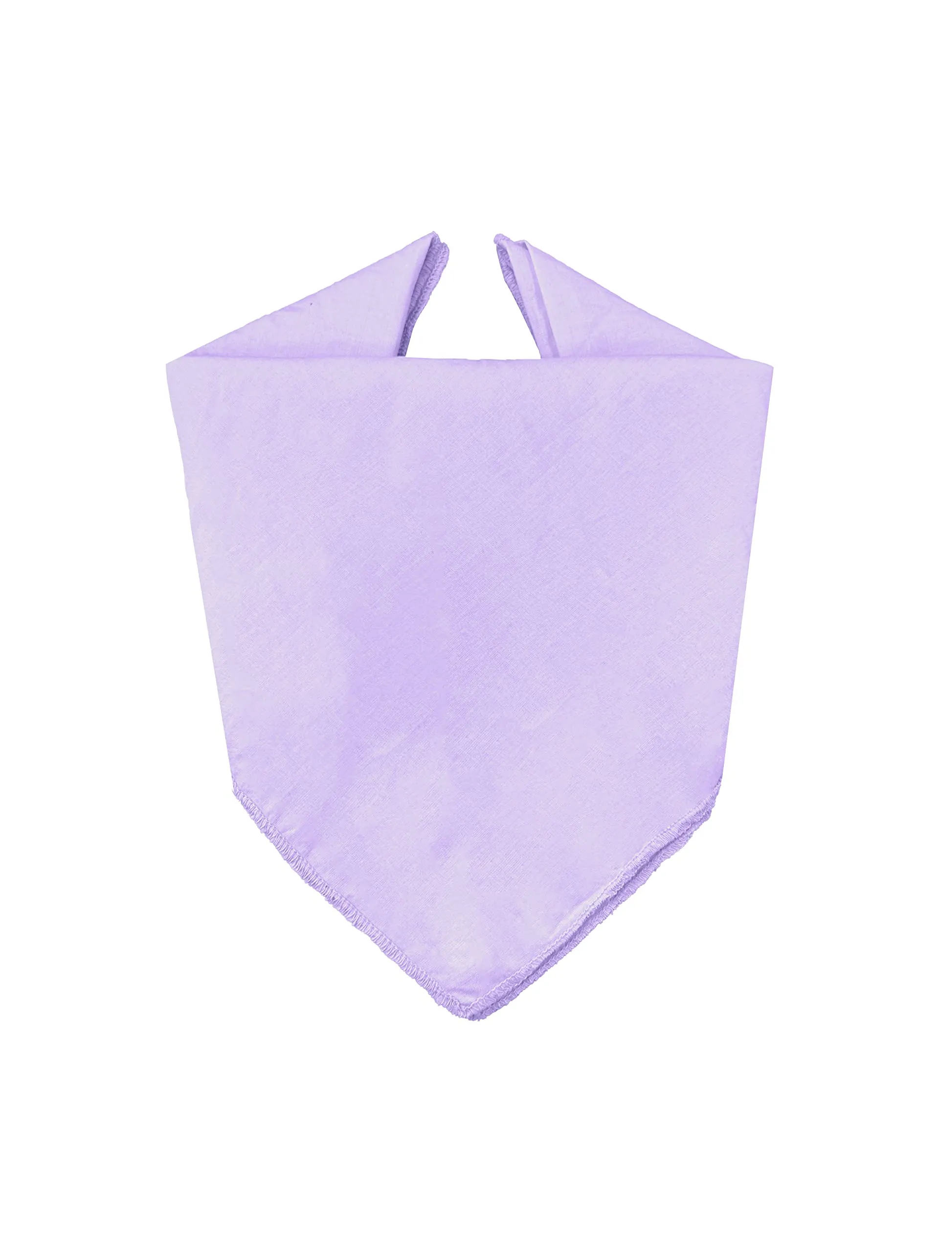 JOPHY & CO. Bandana 100% Cotone Set 5 pz, Tinta Unita, Lilla, COD. A644 - immagine 2