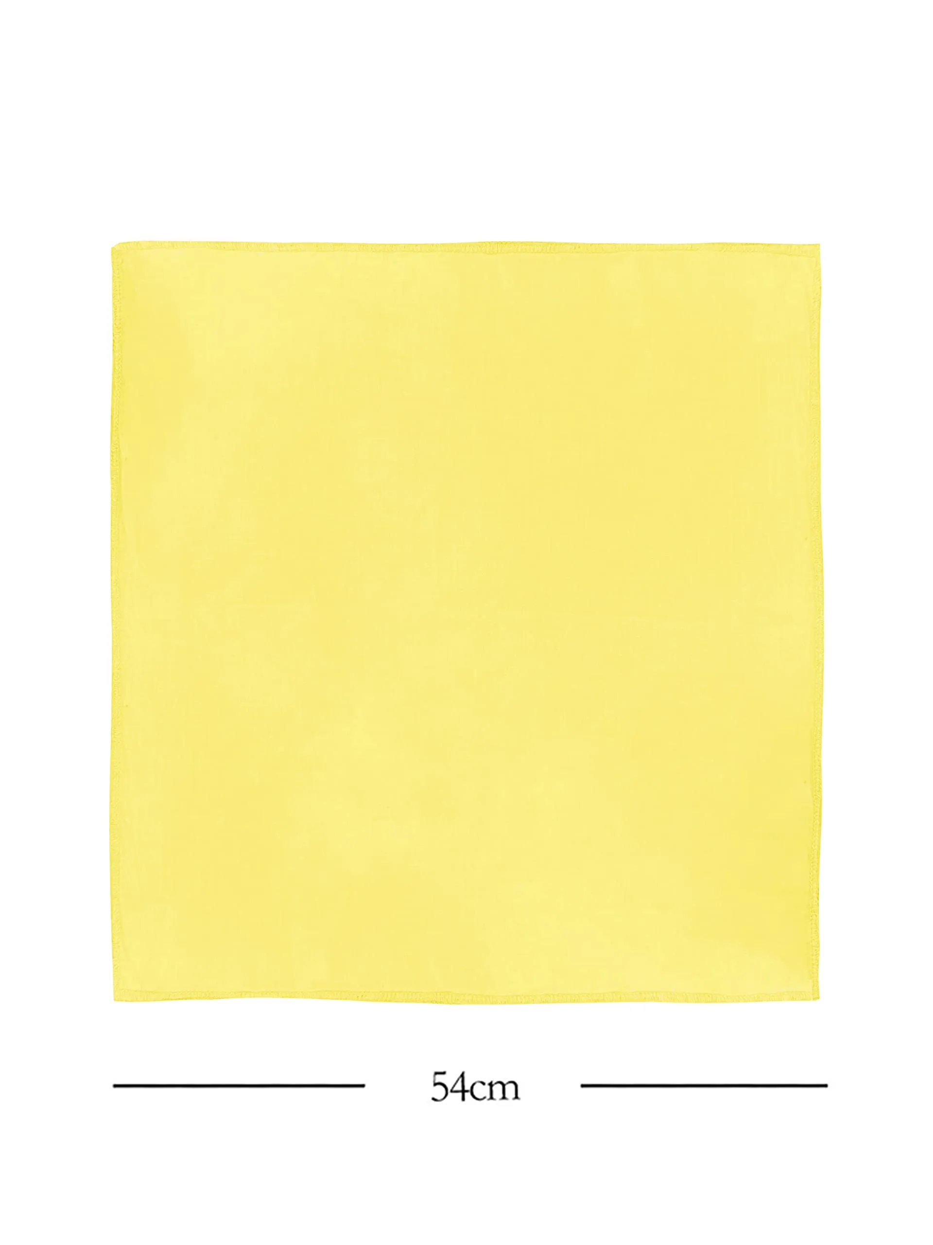 JOPHY & CO. Bandana 100% Cotone Tinta Unita Giallo COD. A644 - immagine 3