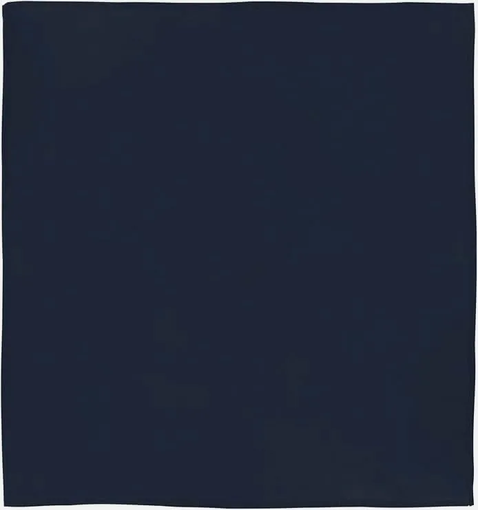 JOPHY & CO. Bandana 100% Cotone Tinta Unica BluScuro COD. A644 - immagine 5