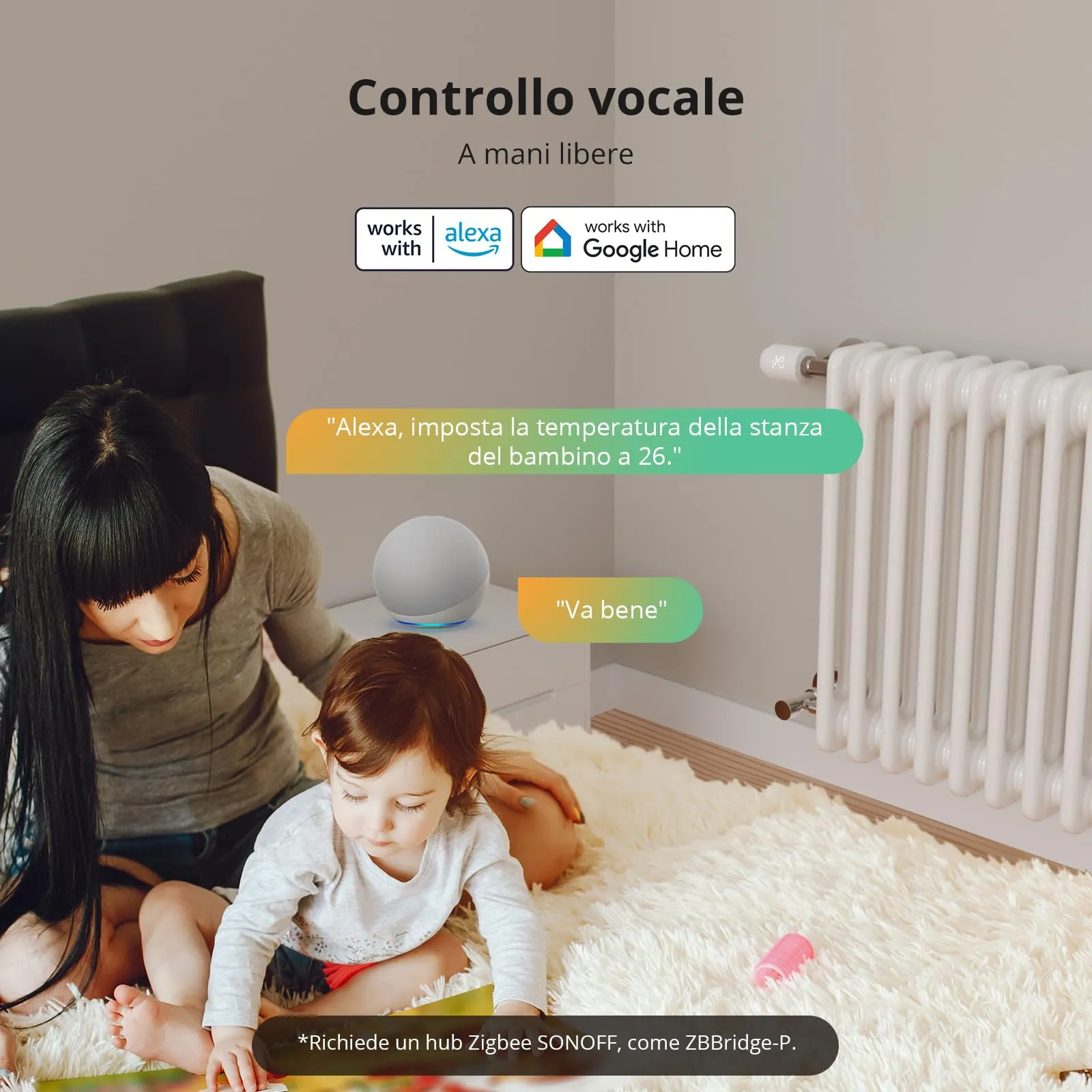 SONOFF TRVZB Valvola Termostatica Intelligente per Radiatore, 4 Pezzi, Zigbee 3.0 - immagine 4