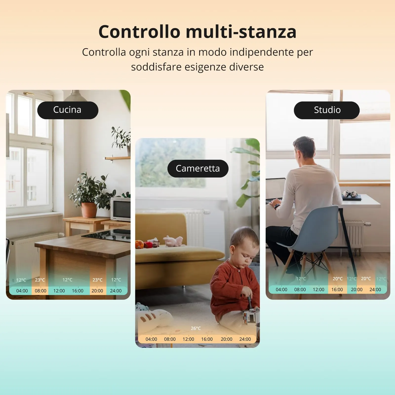 SONOFF TRVZB Valvola Termostatica Intelligente per Radiatore, 4 Pezzi, Zigbee 3.0 - immagine 5