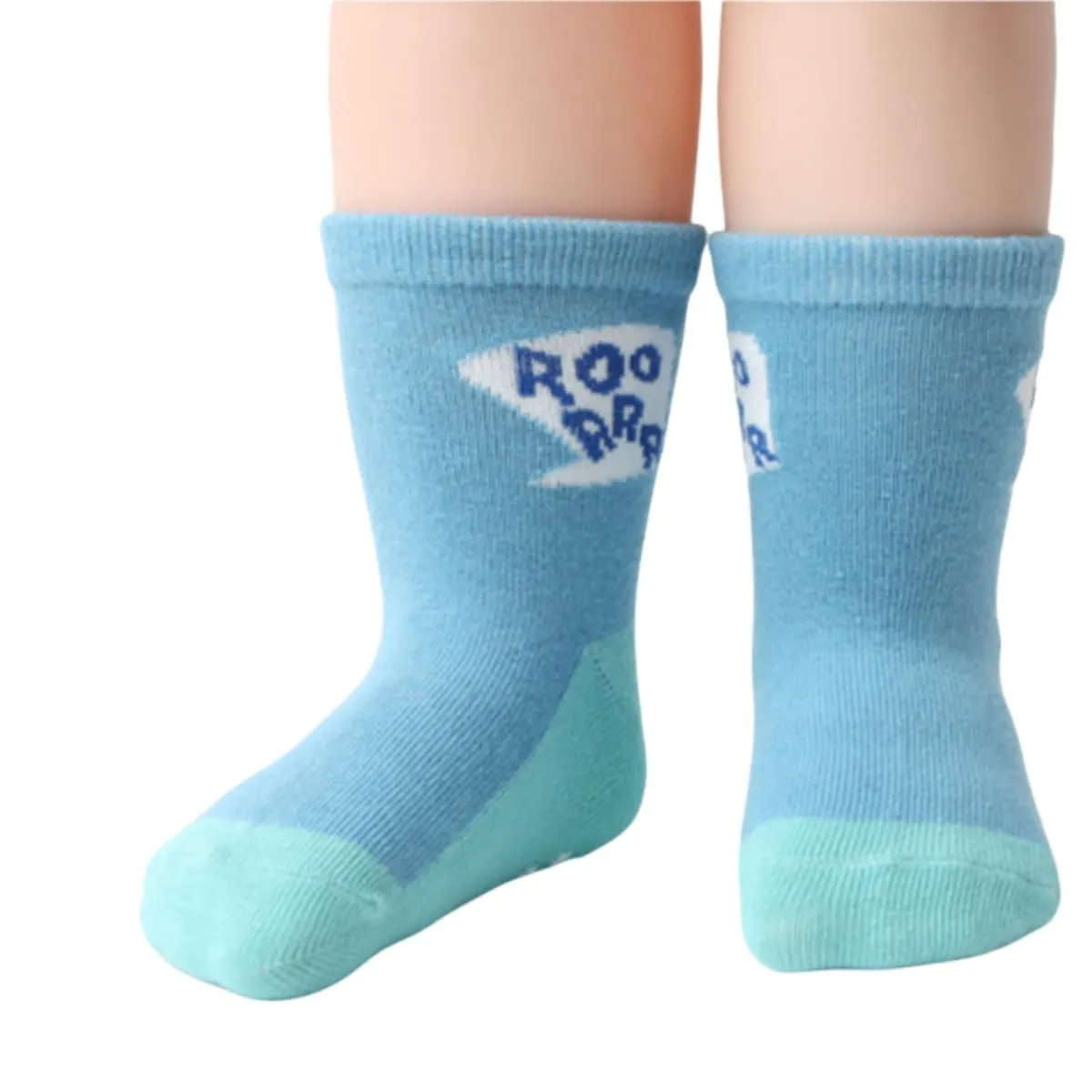 HaimoBurg Calze Antiscivolo in Cotone Traspirante per Bambini, 12 Paia, 1-5 Anni - immagine 2
