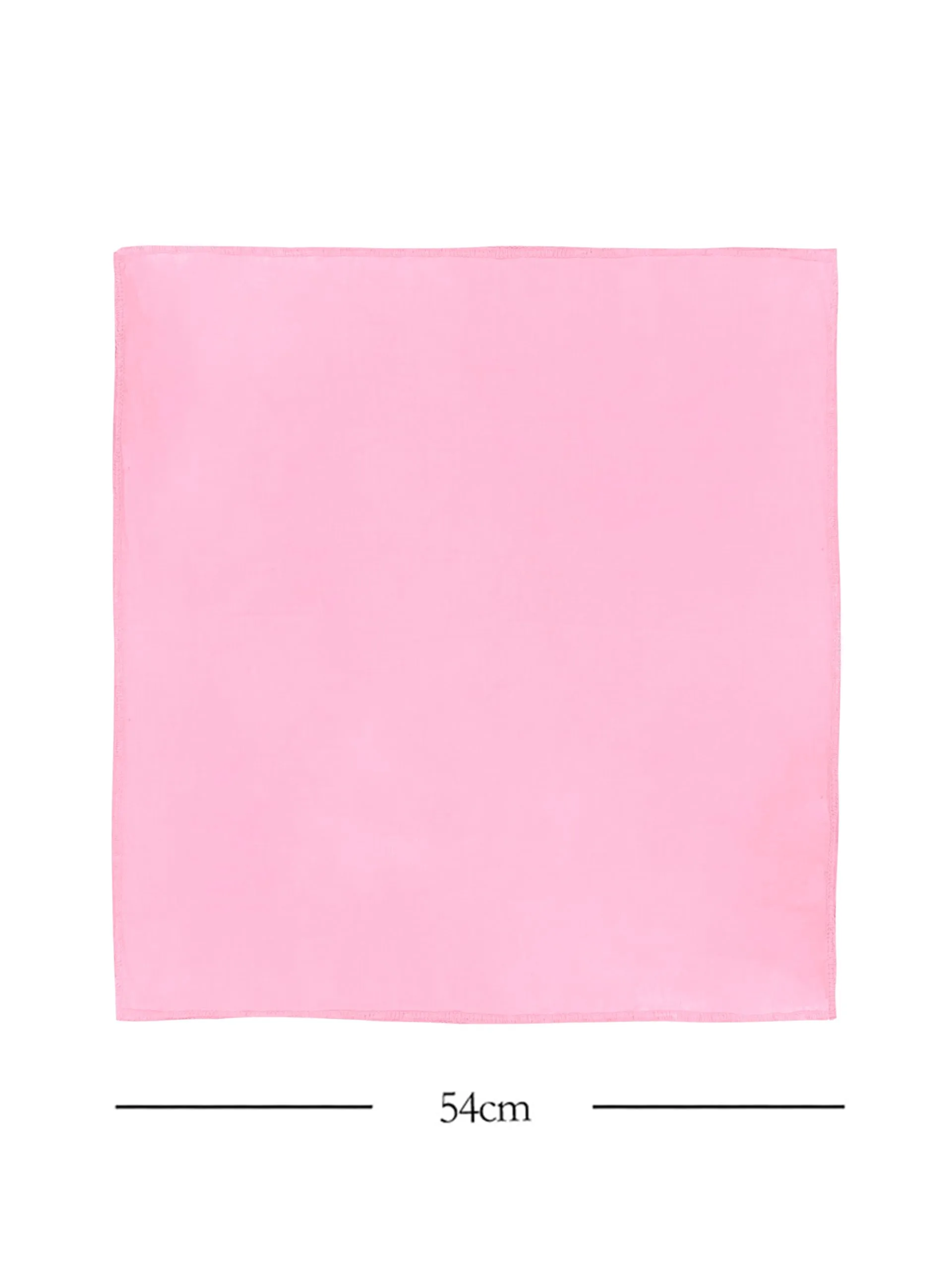 JOPHY & CO. Bandana 100% Cotone, Tinta Unica, Rosa, COD. A644 - immagine 3