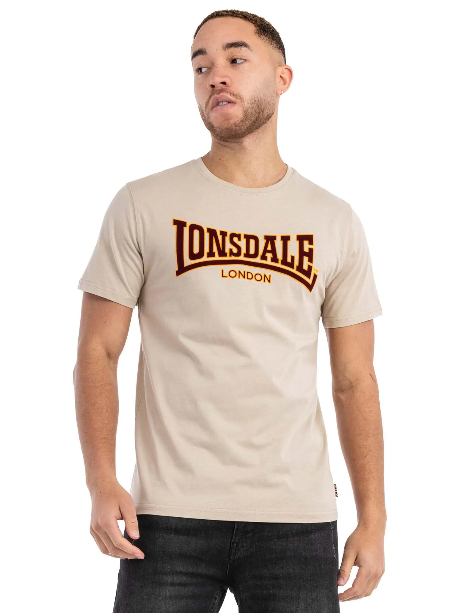 Lonsdale Classic T-Shirt, Sabbia, 3XL Uomo - immagine 1