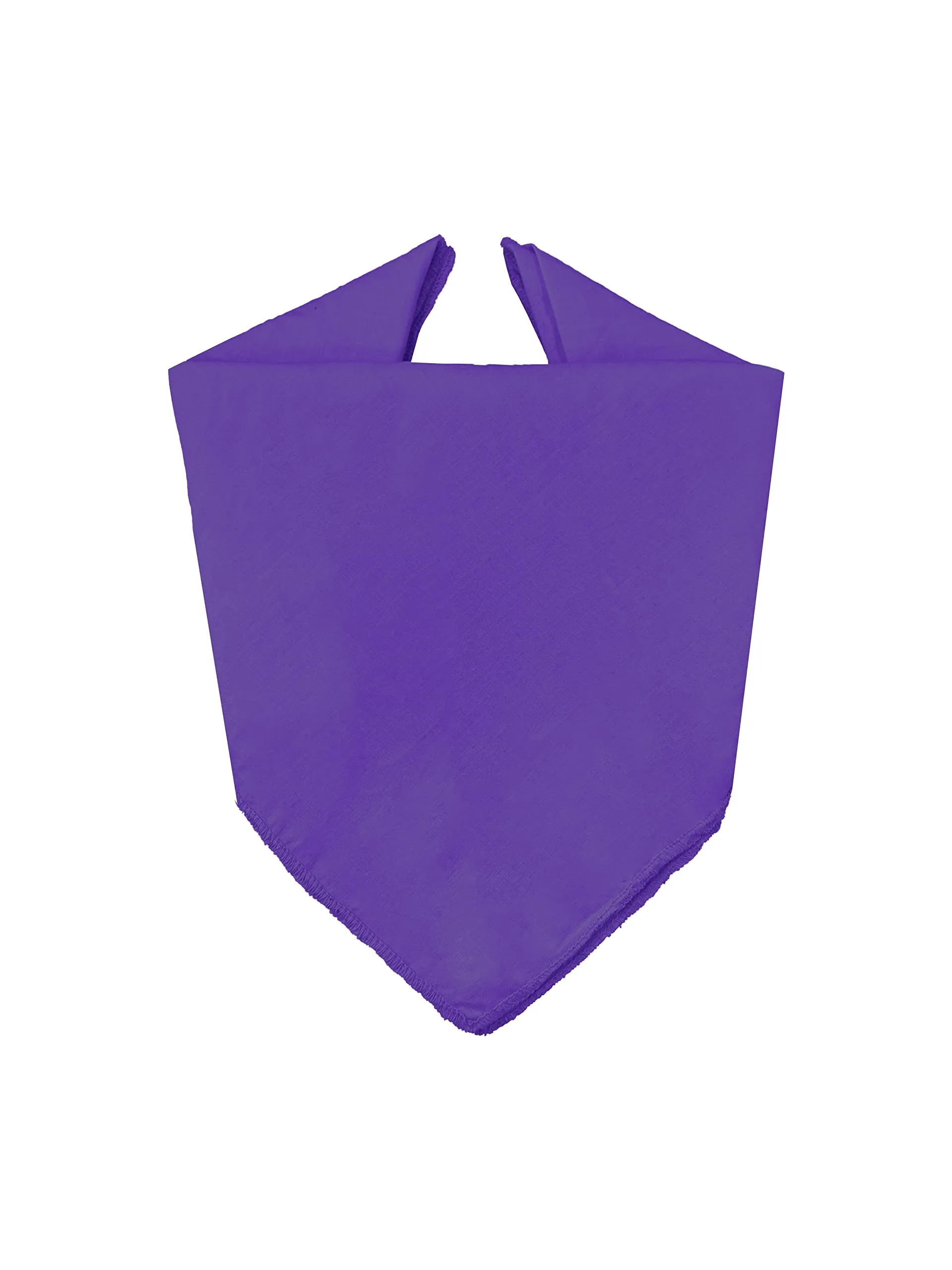 JOPHY & CO. Bandana 100% Cotone Tinta Unita Viola Set 10 pz COD. A644 - immagine 2