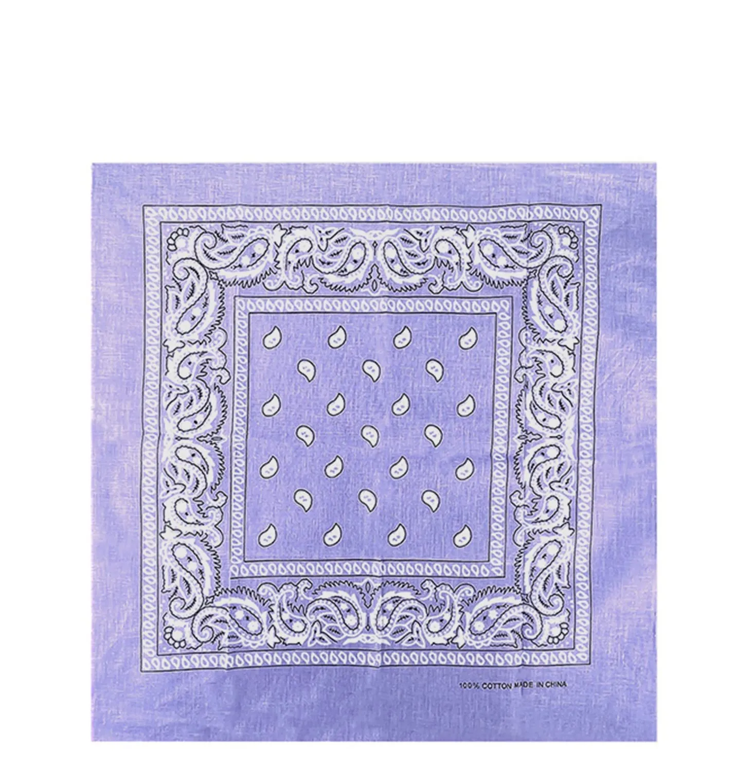 JOPHY & CO. Bandana 100% Cotone, Set 5 pz, Paisley, Lilla, COD. A644 - immagine 3