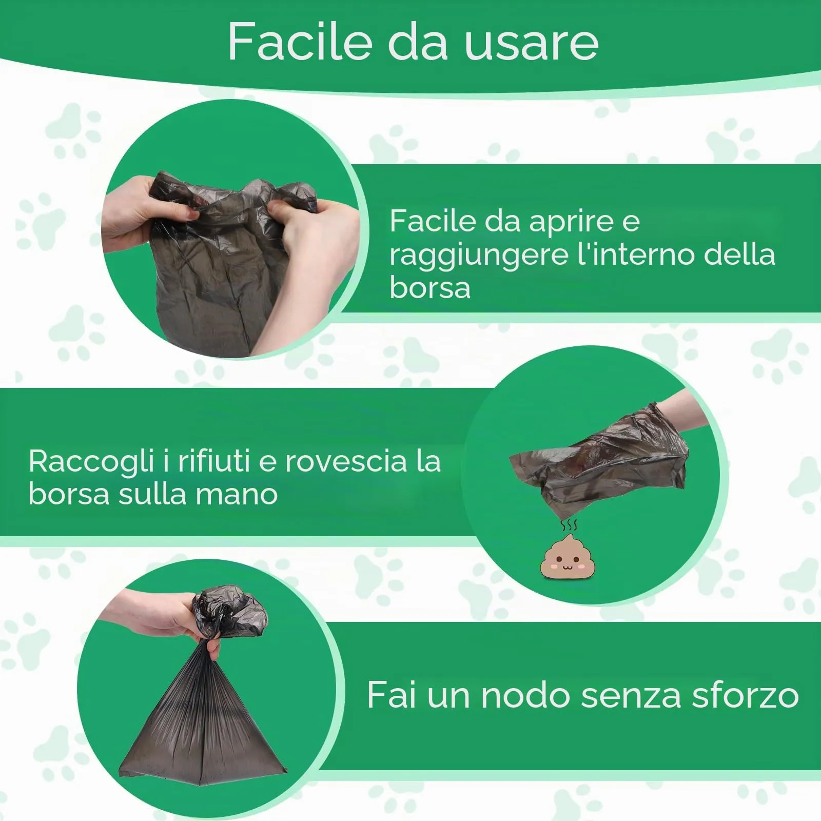 Nobleza Sacchetti Igienici per Cani, 1800 Pezzi, 120 Rotoli da 15 Sacchetti - immagine 5