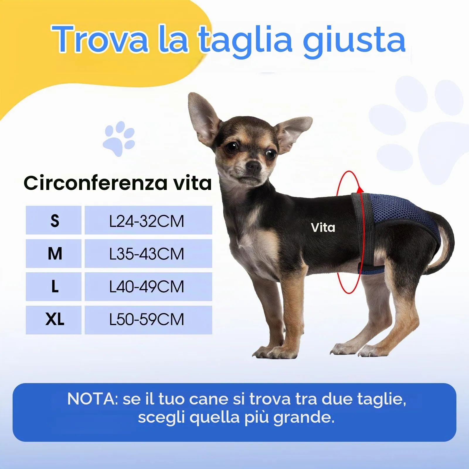JUNUNDJING Pannolini Riutilizzabili per Cani Femmina, Mutande per Calore con 8 Assorbenti, Lavabili, S - immagine 2