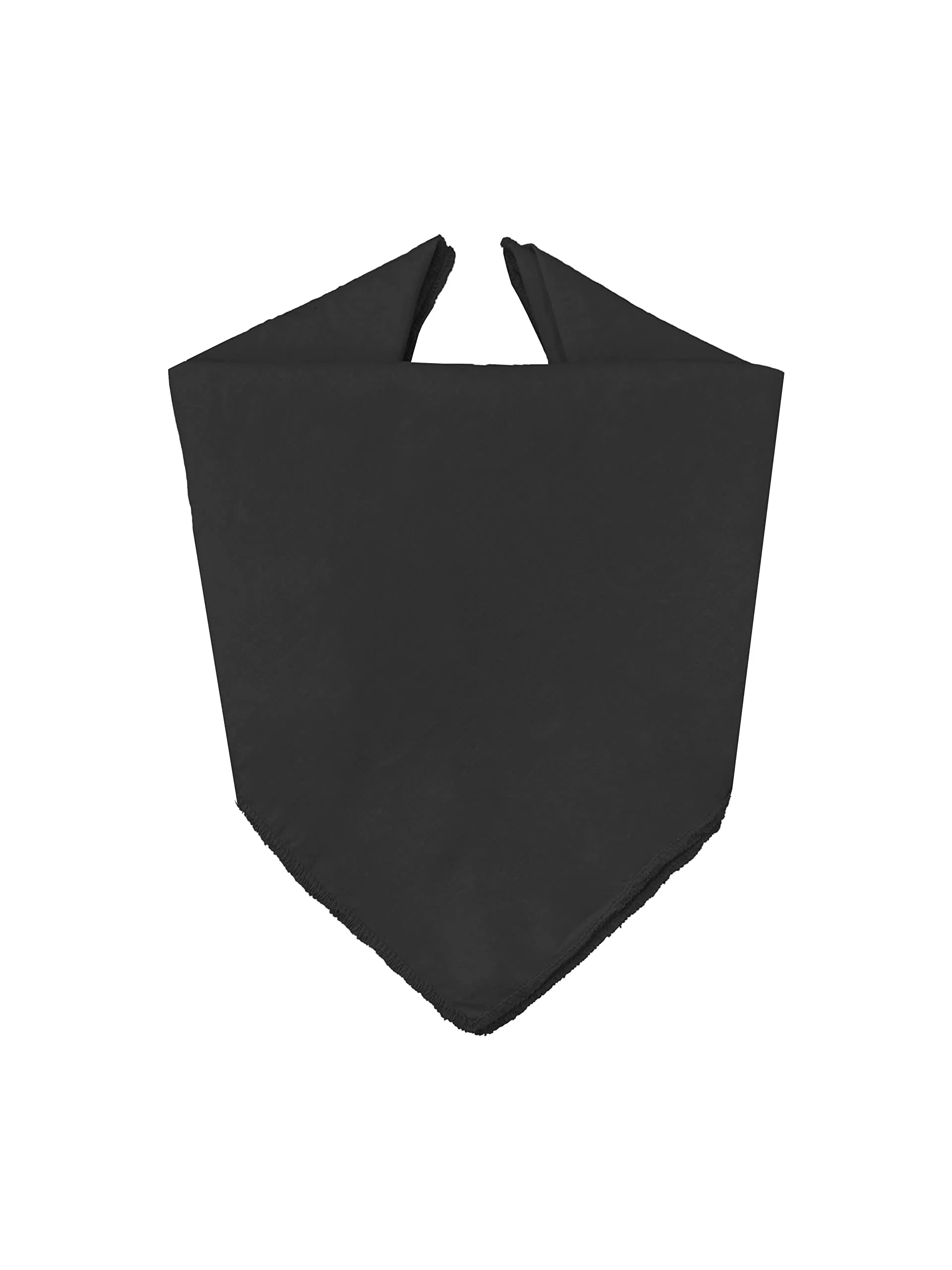 JOPHY & CO. Bandana 100% Cotone Tinta Unica Nero COD. A644 (Set 1 pz) - immagine 2