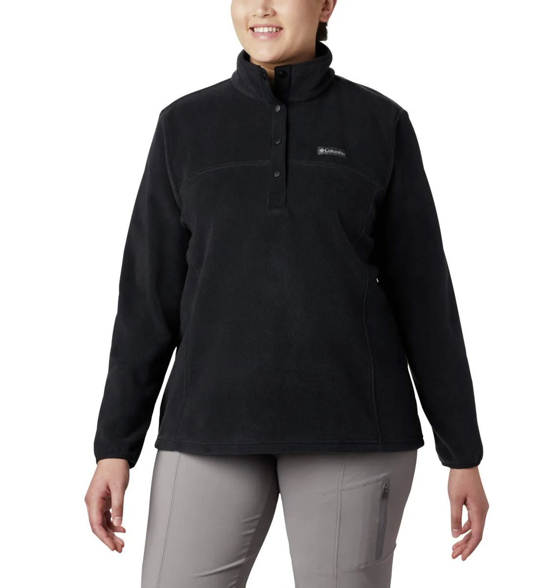 Columbia Benton Springs 1/2 Snap Pullover II Women's Fleece, Nero, L - immagine 6