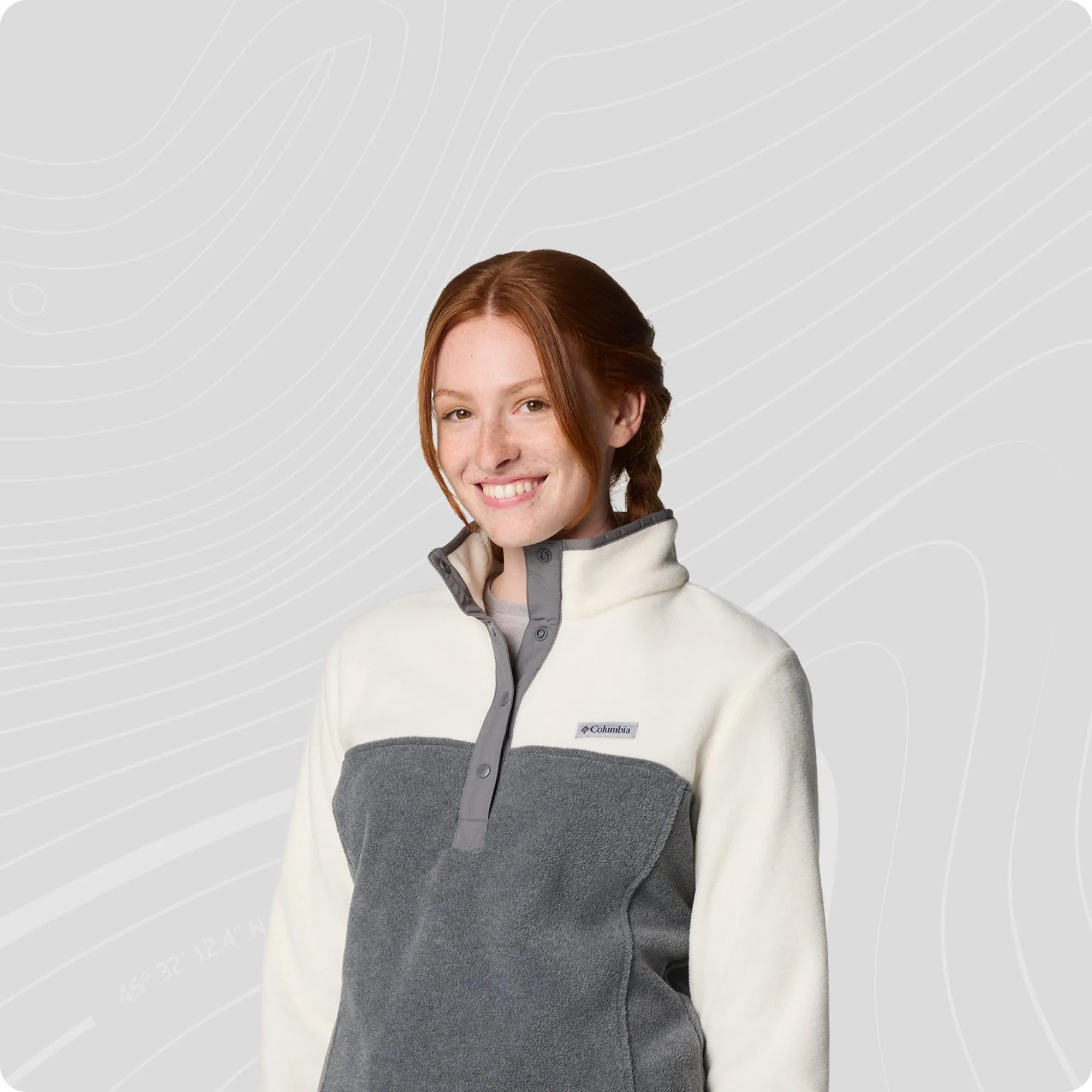 Columbia Benton Springs 1/2 Snap Pullover II Donna - immagine 2