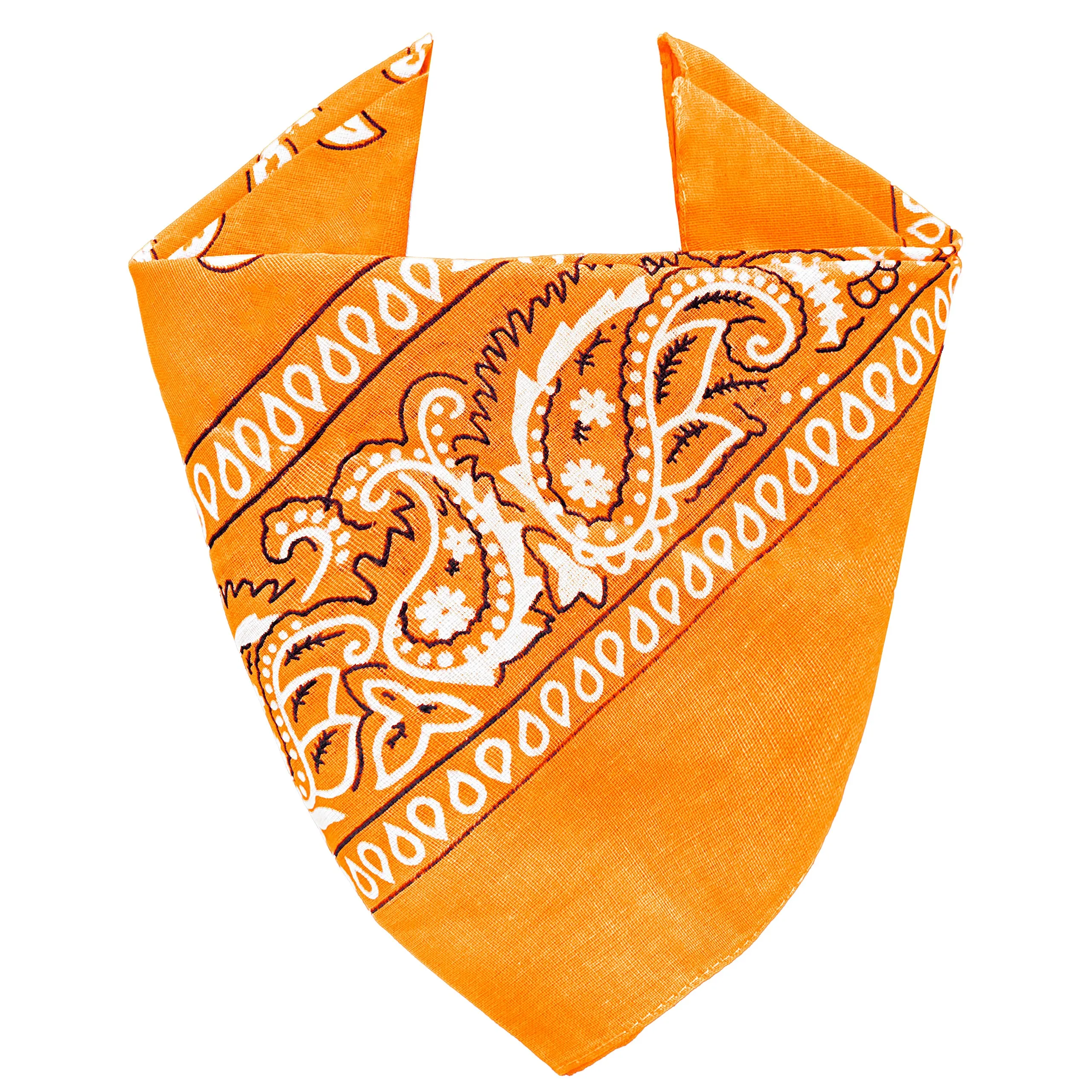 JOPHY & CO. Bandana 100% Cotone, Set 3 pz, Paisley, Zucca - immagine 2