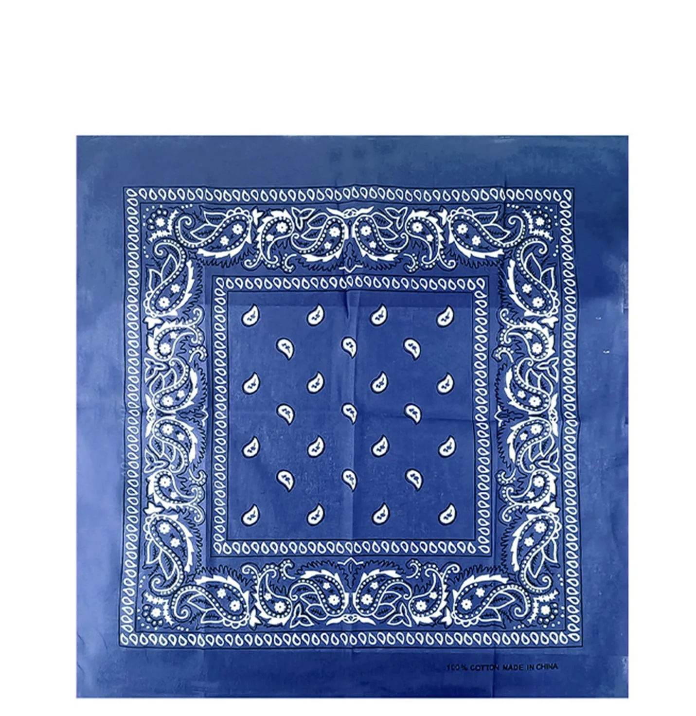 JOPHY & CO. Bandana 100% Cotone, Set 3 pz, Paisley, Royal, COD. A644 - immagine 3