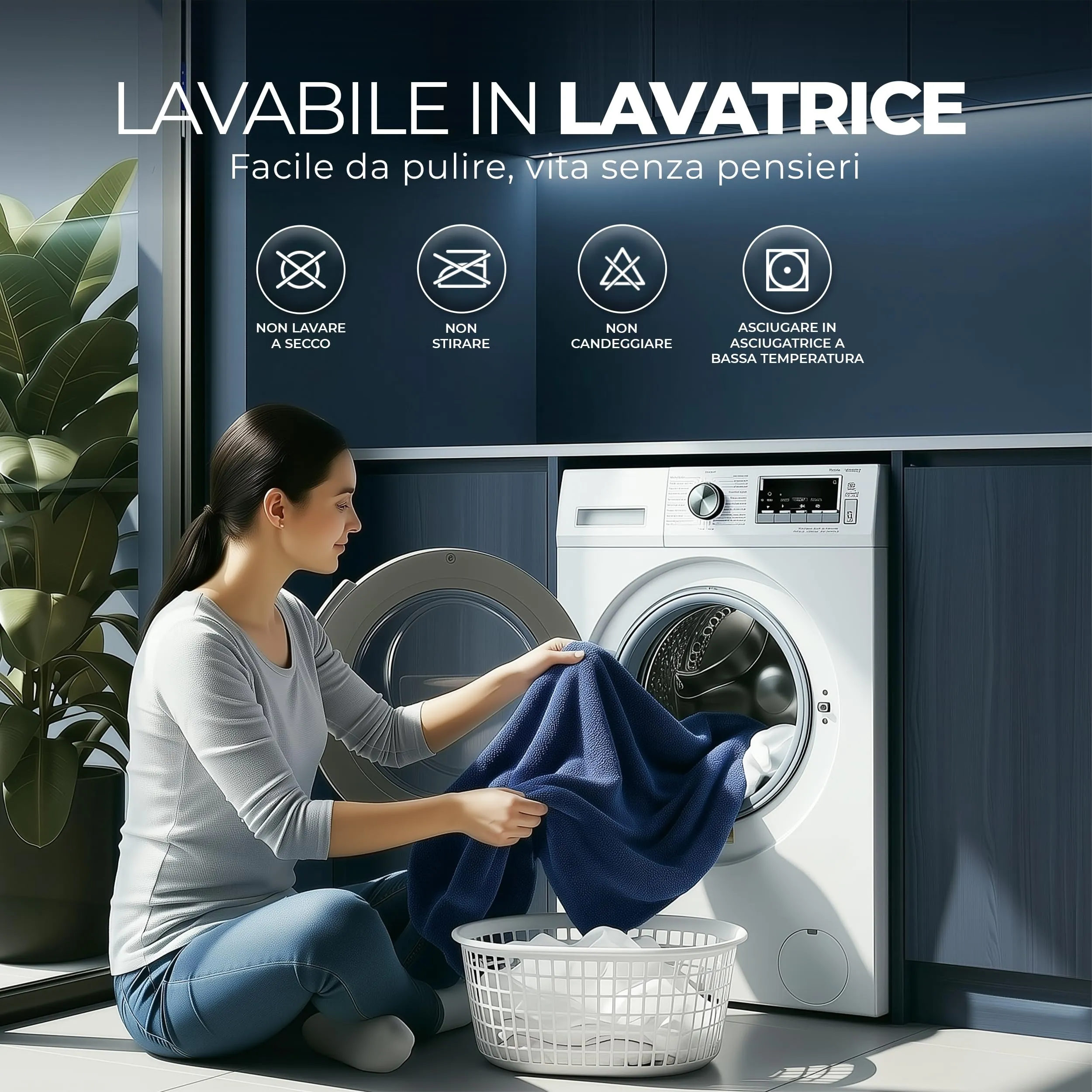 Utopia Bedding Coprimaterasso Impermeabile, 140x200 cm, Blu - immagine 6