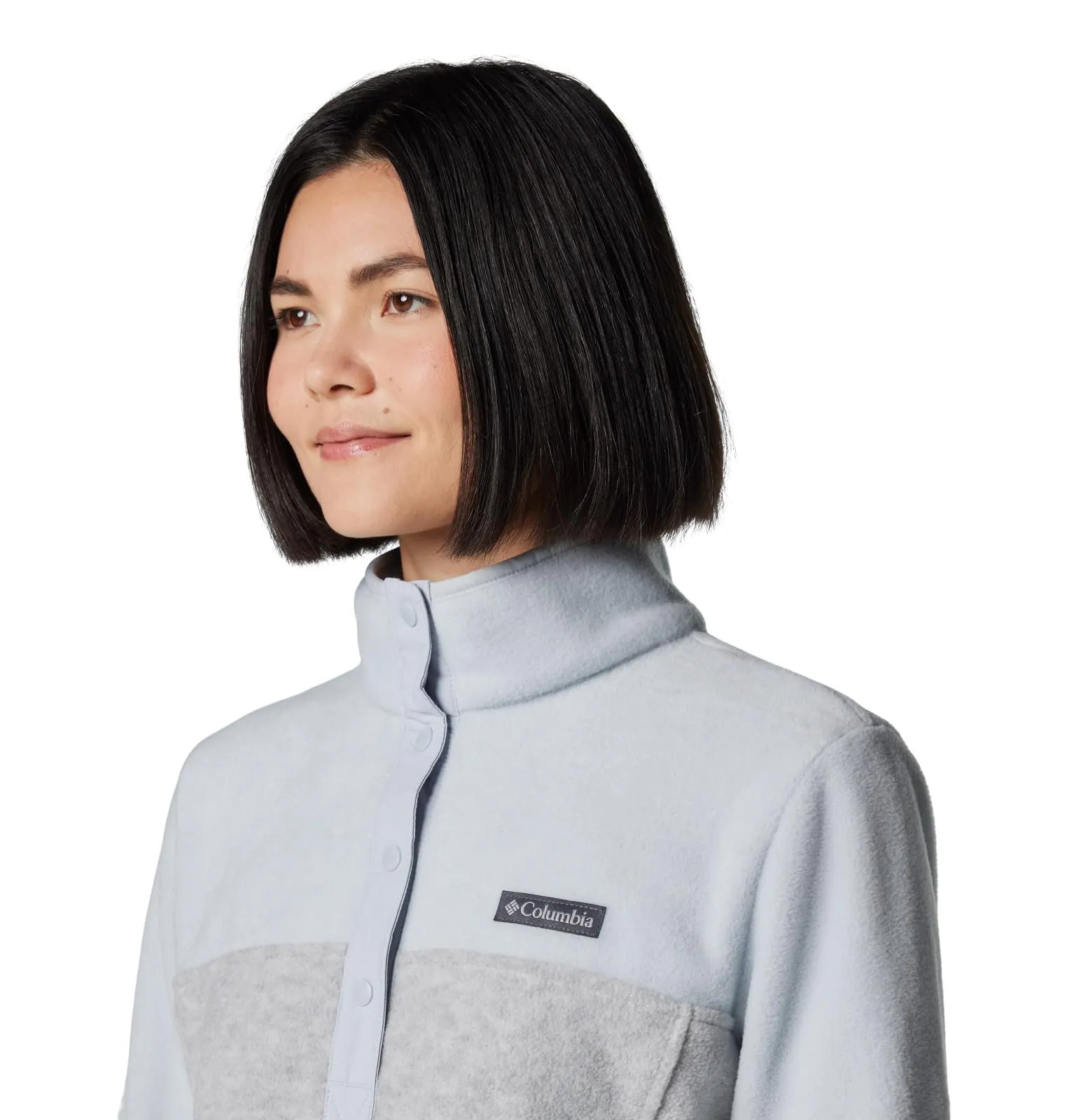 Columbia Benton Springs Half Snap Pullover, Cirrus Grey Erica, Women's XXL - immagine 3