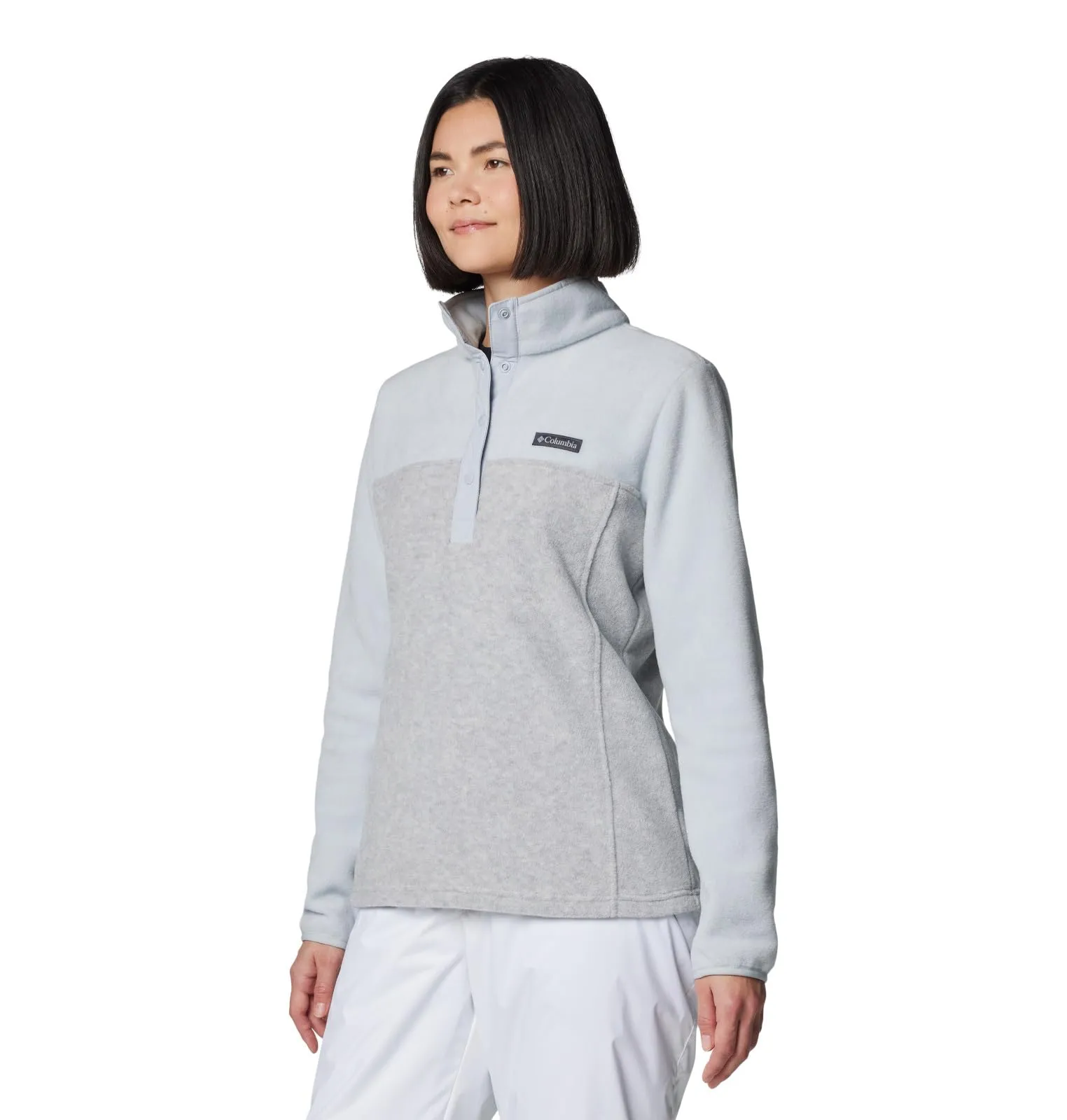 Columbia Benton Springs Half Snap Pullover, Cirrus Grey Erica, Women's XXL - immagine 5