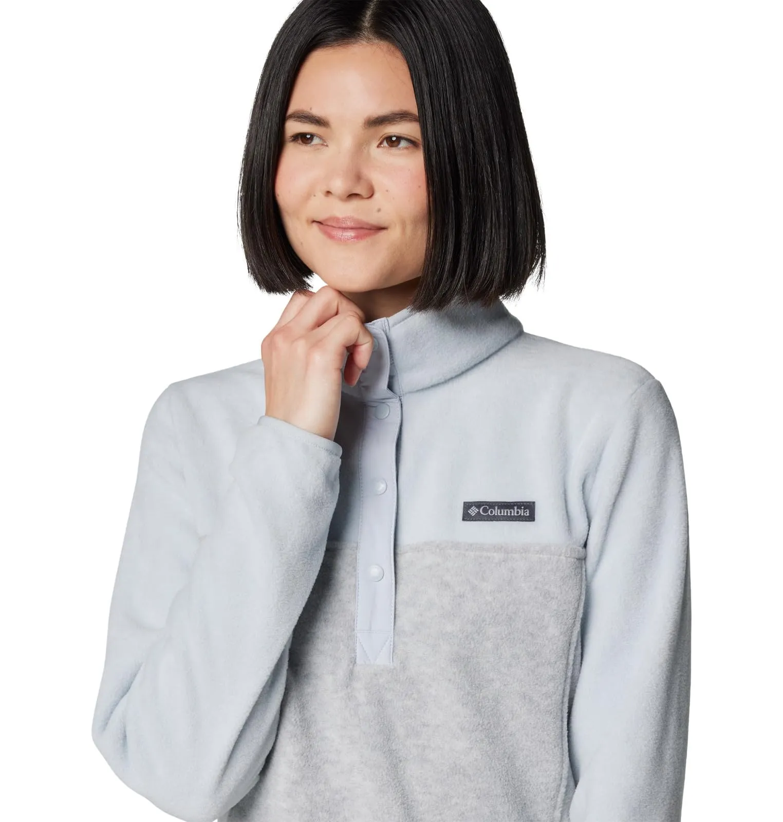 Columbia Benton Springs Half Snap Pullover, Cirrus Grey Erica, Women's XXL - immagine 7