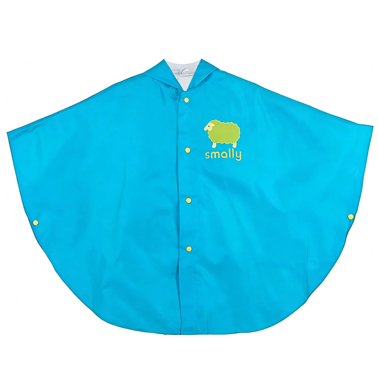 LATRAT Mantella Antipioggia per Bambino Impermeabile con Cappuccio, Blu, L - immagine 1